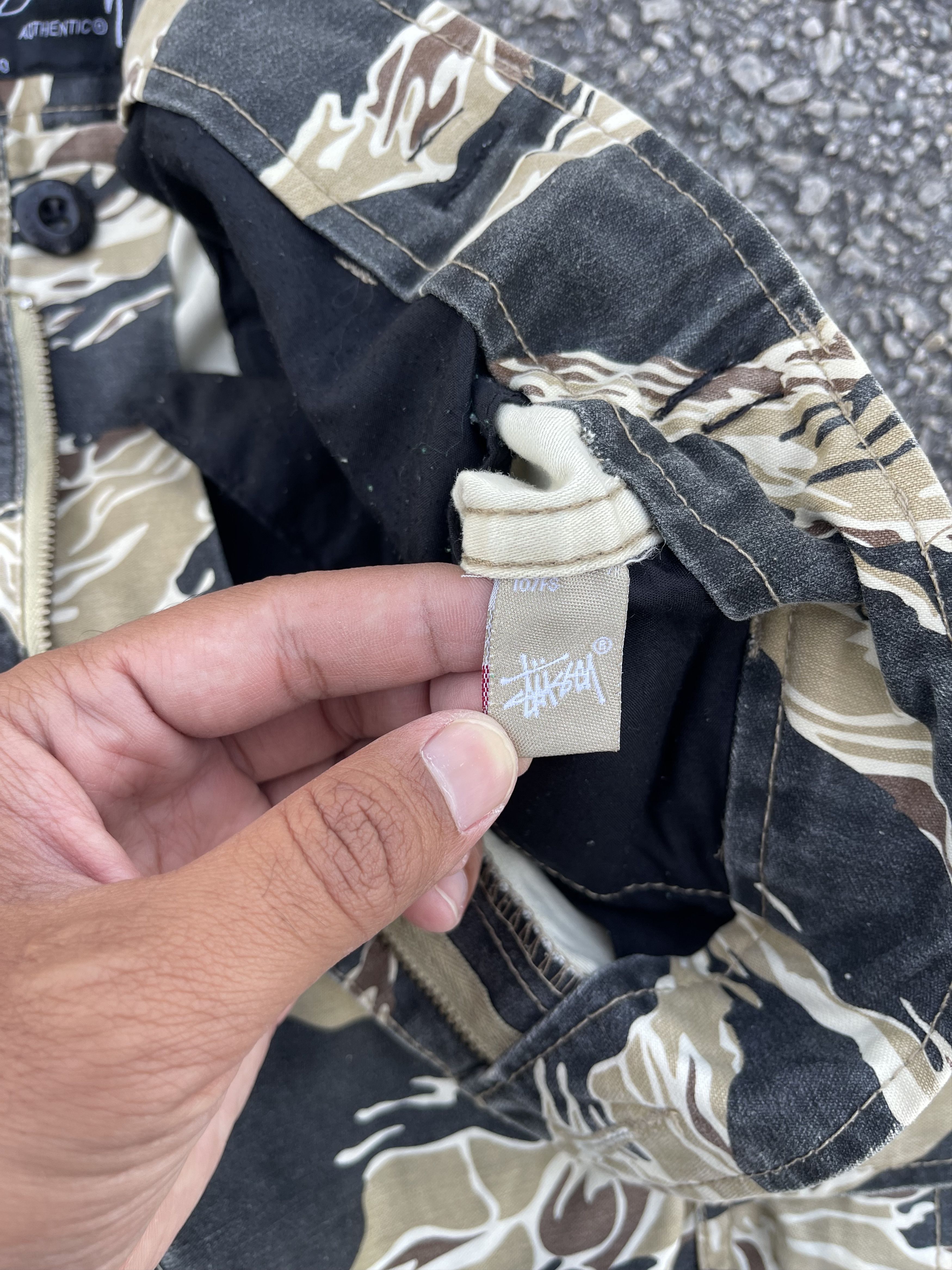 Stussy Stussy Tiger Stripe Camo Cargo Kendrick Lamar Size US 33 - 4 Thumbnail