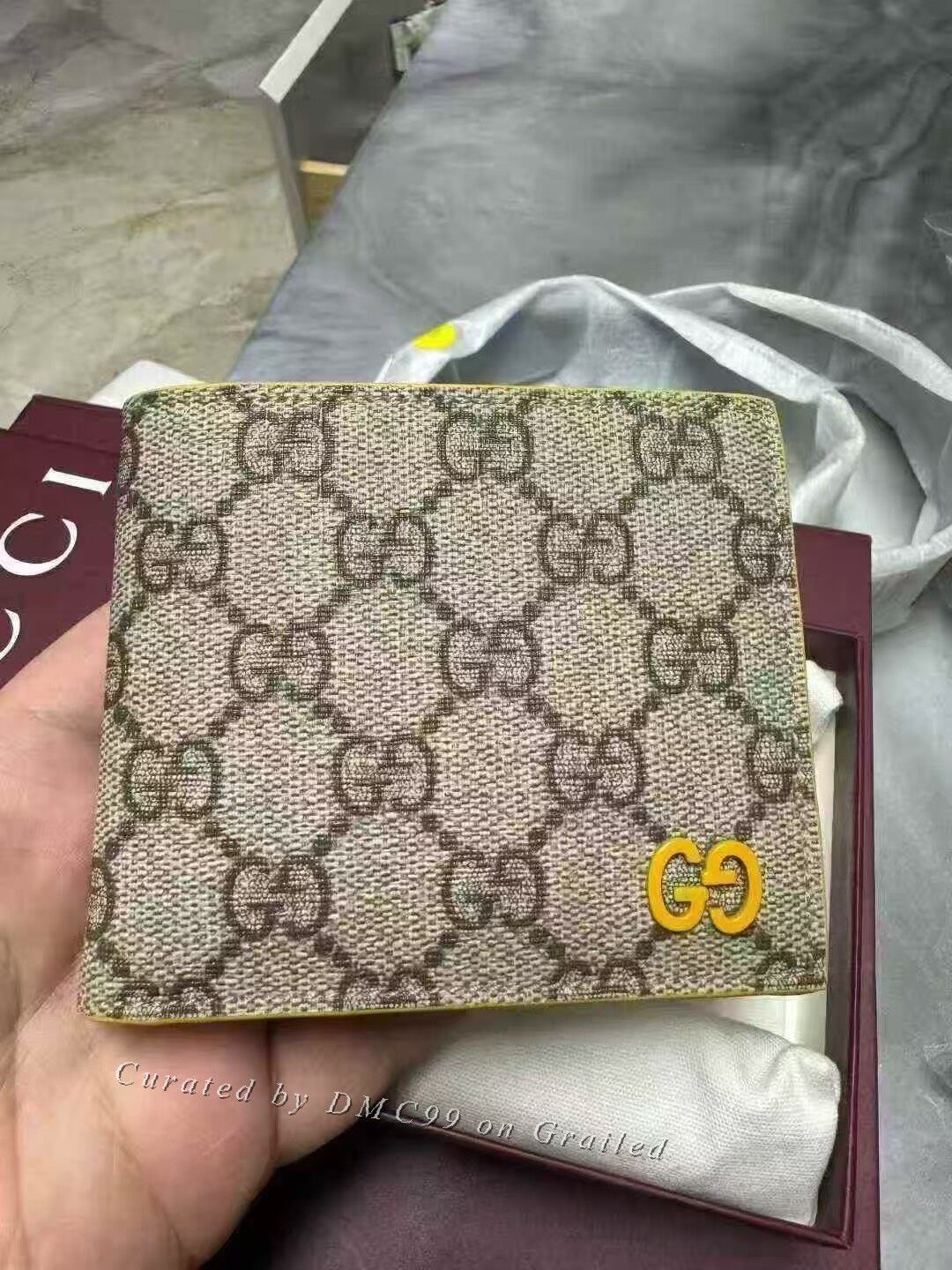 Gucci Gucci Double G Ceramic Effect Flap Wallet Size ONE SIZE - 1 Thumbnail