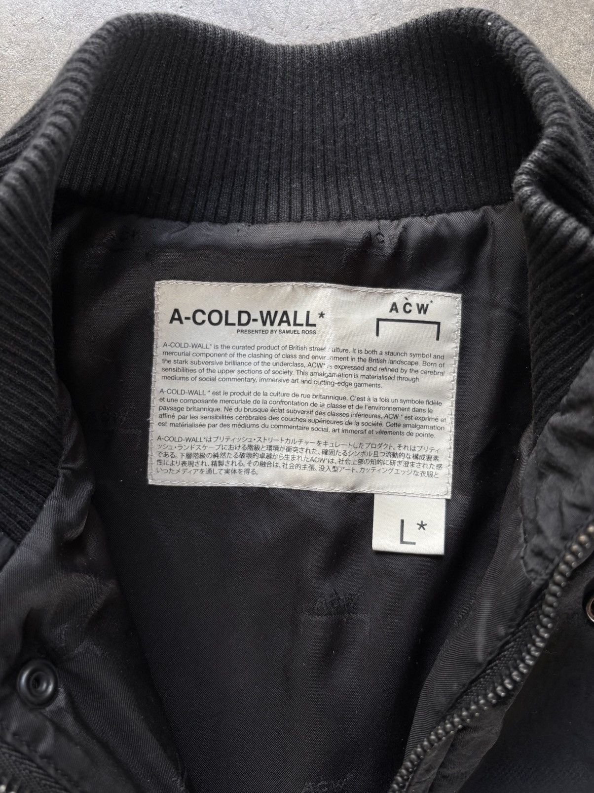 A-COLD-WALL* ACW Asymmetric 3D Padded Pocket Puffer Rib Gilet, Size L Size US L / EU 52-54 / 3 - 3 Thumbnail