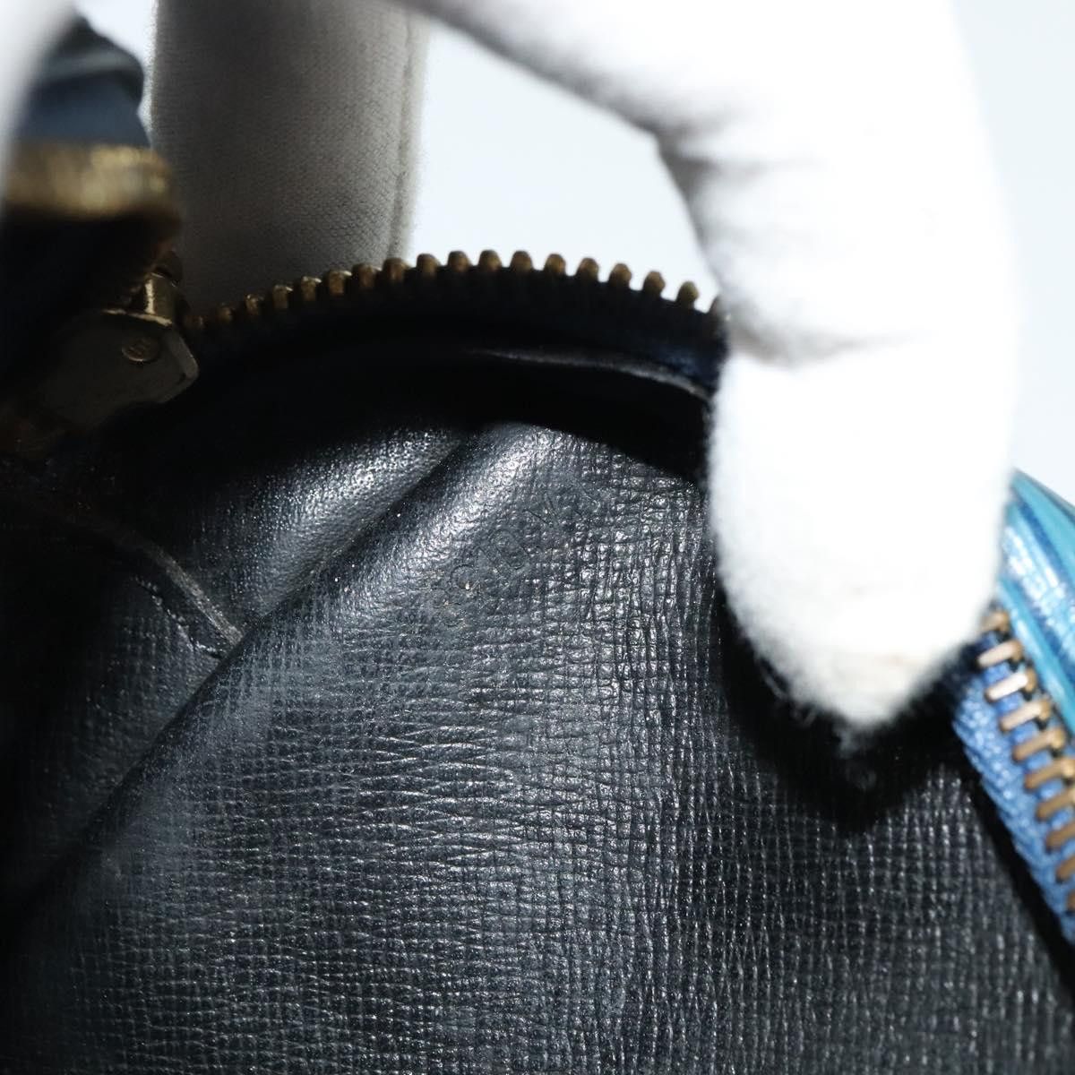 Louis Vuitton LOUIS VUITTON Epi June Feuille Shoulder Bag Blue M52155 Size ONE SIZE - 12 Thumbnail