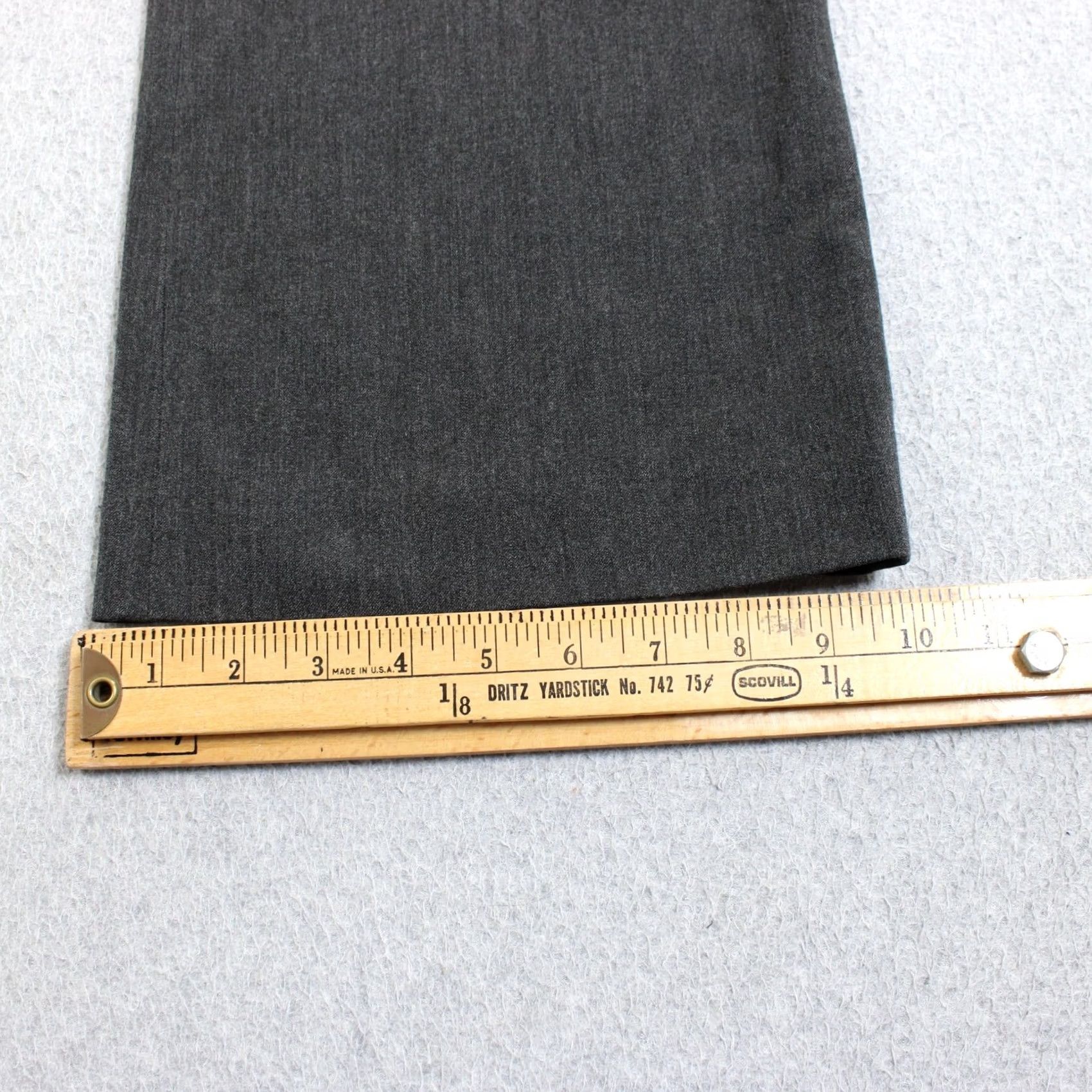 Ralph Lauren Lauren Ralph Lauren Women 10P Gray Jacie Stretch Office Work Pant Size 32" / US 10 / IT 46 - 5 Thumbnail