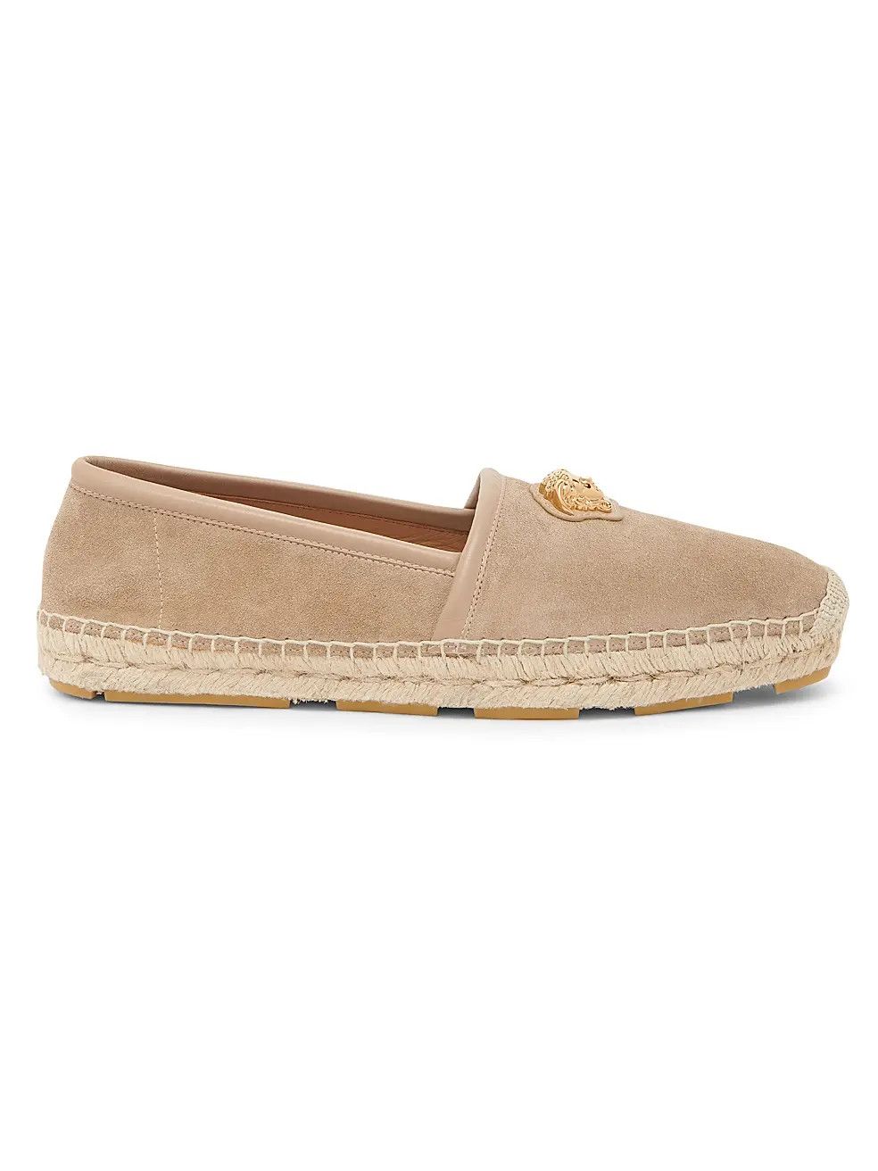 Versace os11x0126 Medusa Suede Espadrilles in Beige Size US 9 / EU 42 - 1 Thumbnail