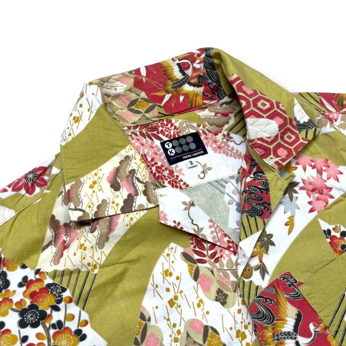 Japanese Brand Takeo Kikuchi loop collar hawaiian shirt inspired issey Size US M / EU 48-50 / 2 - 4 Thumbnail