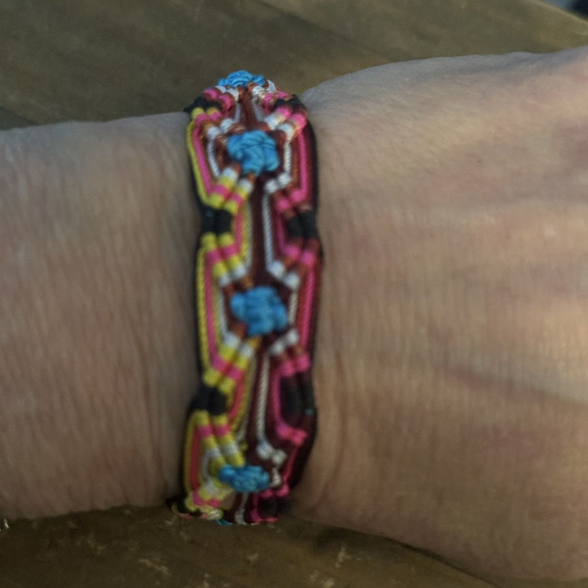 Other Multicolor boho woven adjustable bracelet Size ONE SIZE - 3 Thumbnail