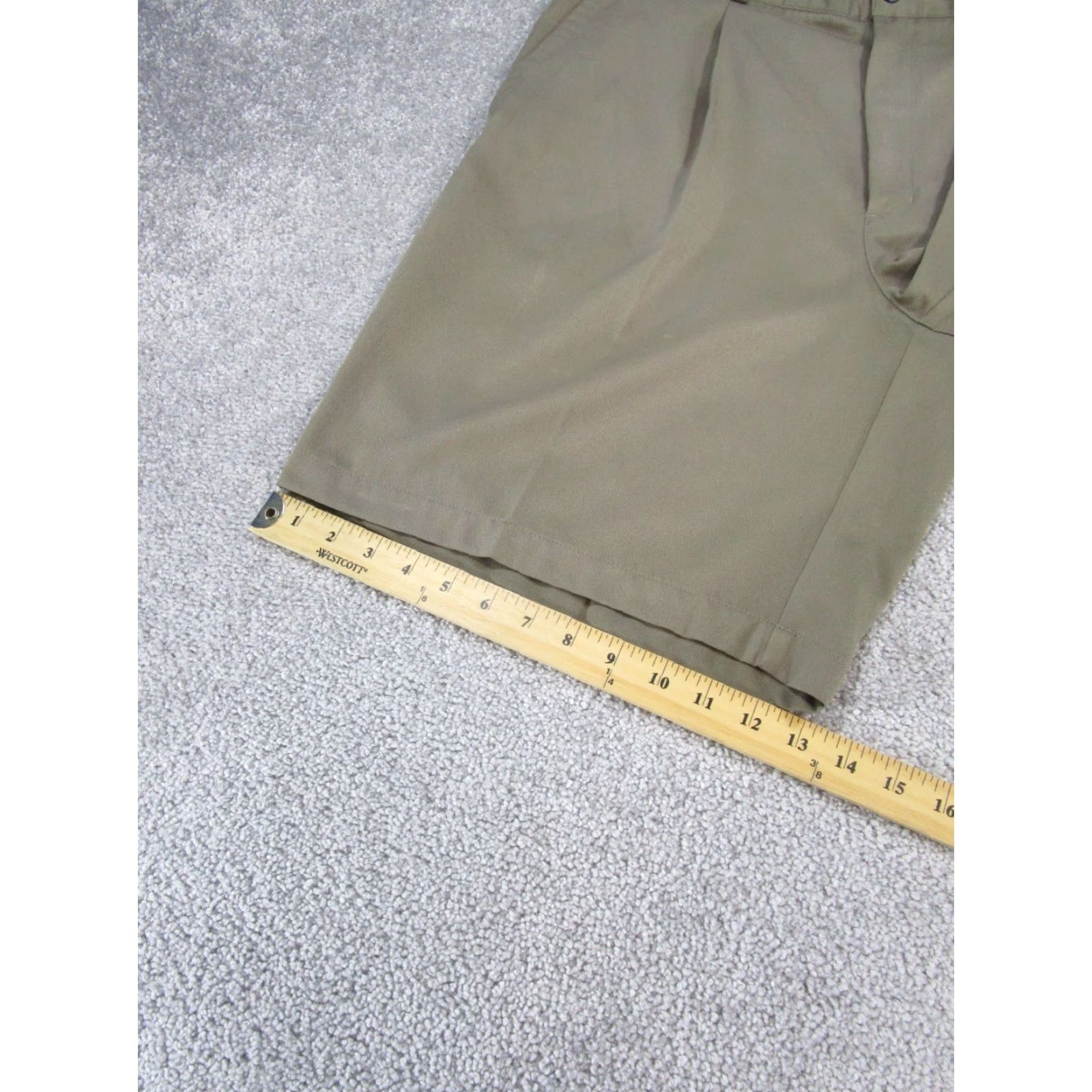 Nike VINTAGE Nike Golf Shorts Mens 38 Fitdry Brown Pleated Front Size US 38 / EU 54 - 6 Thumbnail