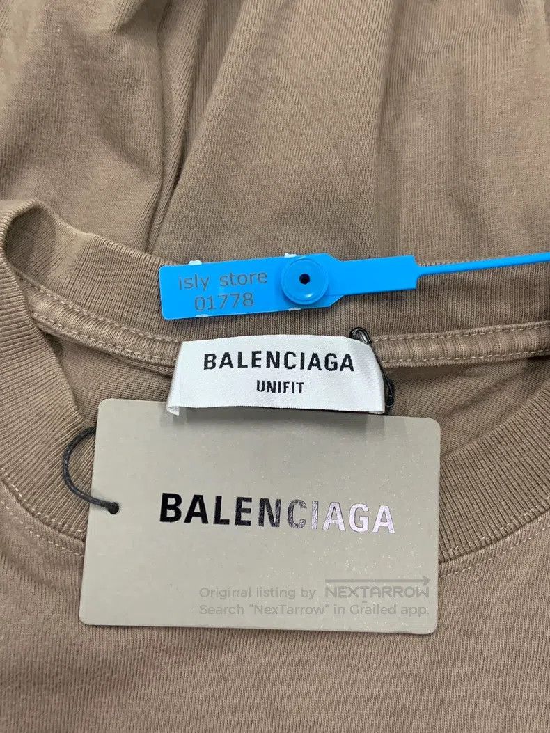Balenciaga Balenciaga Solid Logo Print Short Sleeve T-Shirt Women's R Size XXS / US 00 / IT 34 - 5 Thumbnail