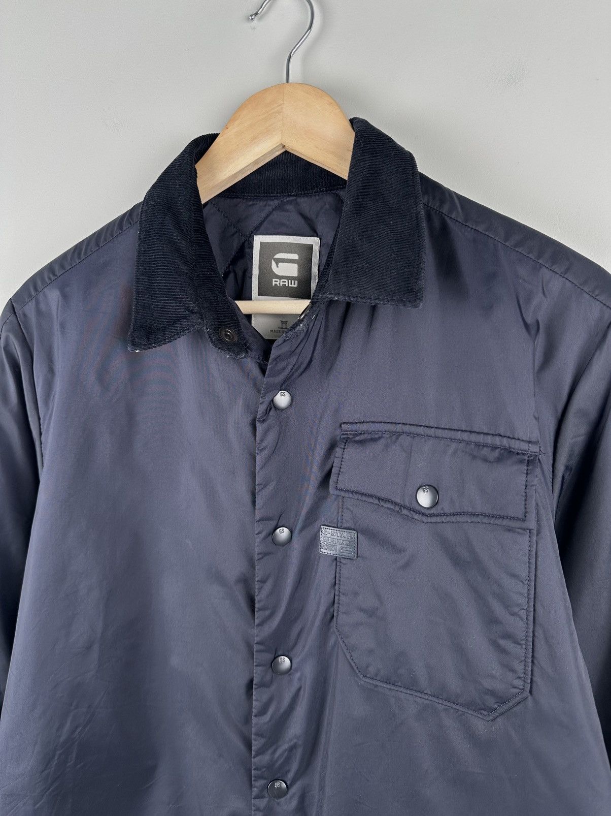 G-Star G star Raw Davin Padded Overshirt Jacket Size US L / EU 52-54 / 3 - 4 Thumbnail