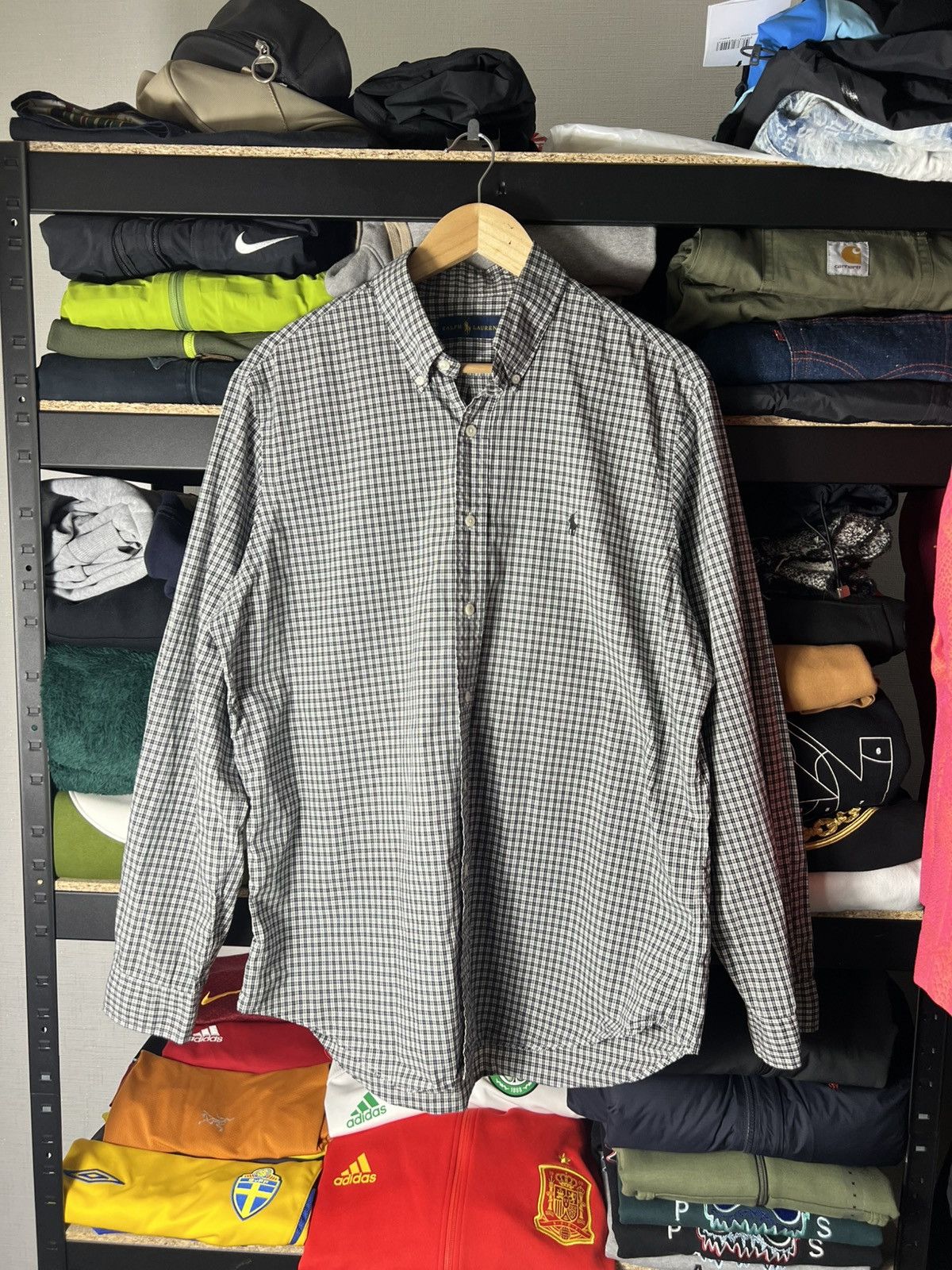 Polo Ralph Lauren 👔 Polo Ralph Lauren Button Down Check Shirt Size L Size US L / EU 52-54 / 3 - 1 Thumbnail