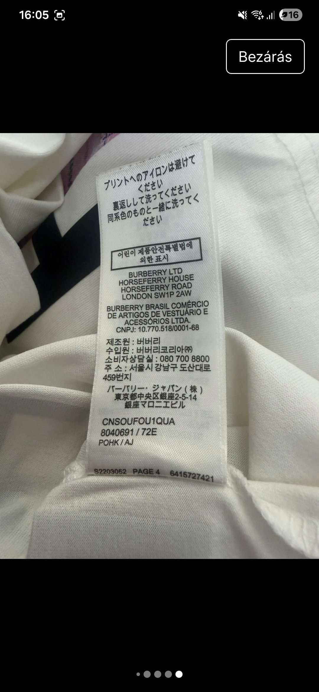 Burberry Burberry tee Size US M / EU 48-50 / 2 - 7 Thumbnail