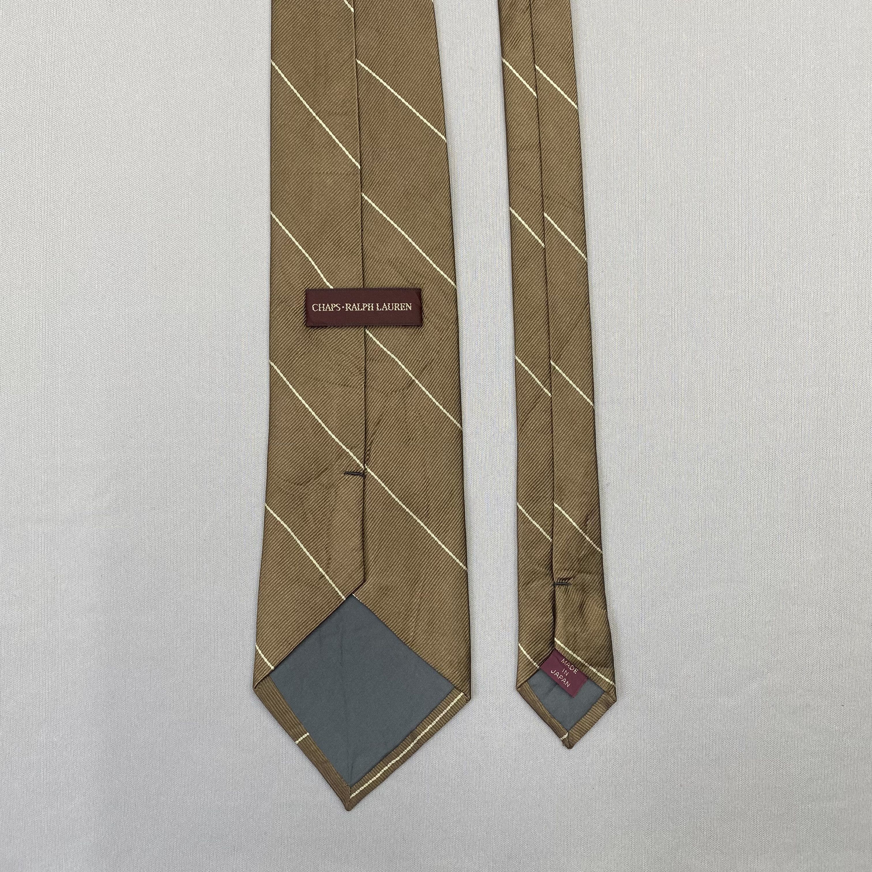 Chaps Ralph Lauren Vintage Chap Ralph Lauren SILK Necktie Cravate Pure Silk Size ONE SIZE - 6 Thumbnail