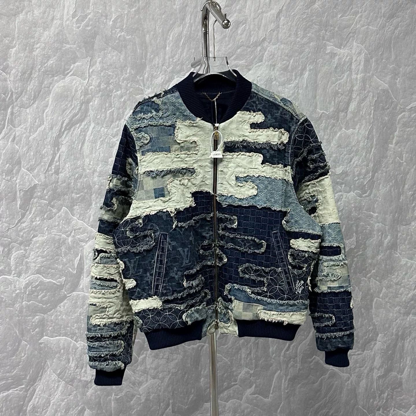 Louis Vuitton Louis Vuitton Nigo FW25 Patchwork Denim Jacket Size US L / EU 52-54 / 3 - 1 Thumbnail