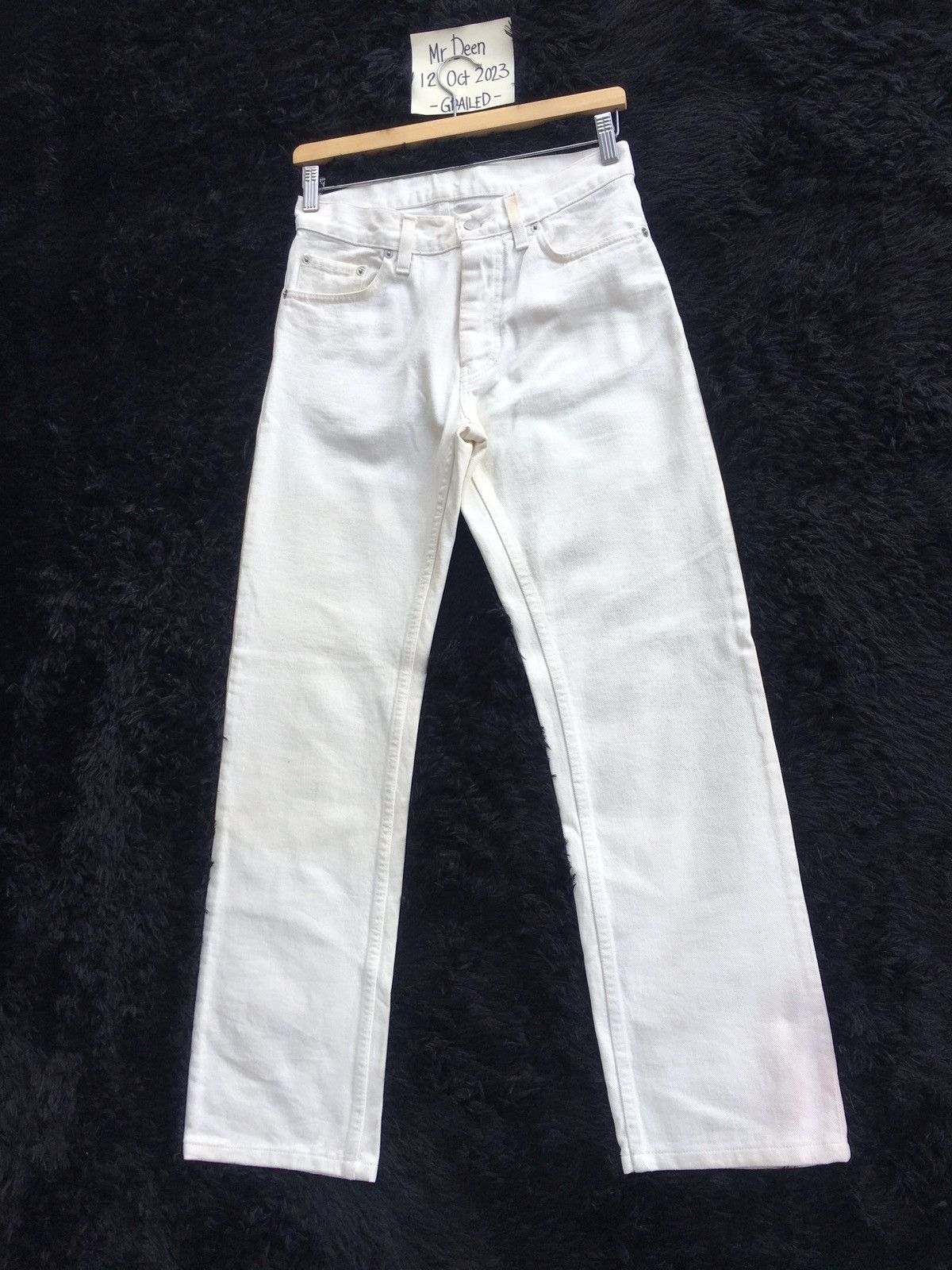 Helmut Lang Rare Vintage Helmut Lang White Denim/ Jeans Classic Cut Size US 28 / EU 44 - 3 Thumbnail