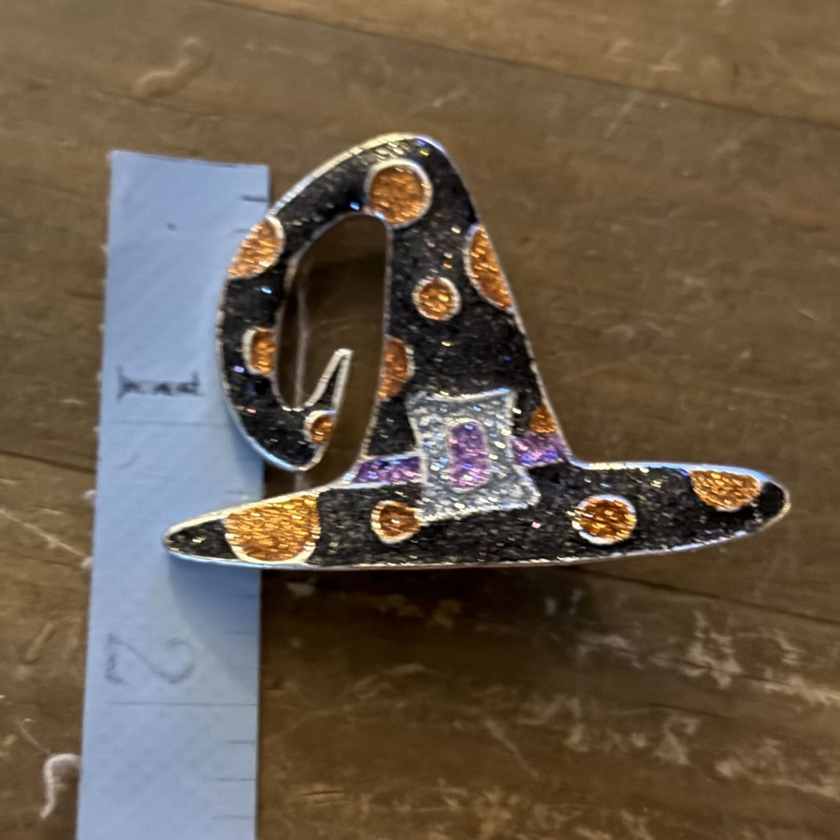 Other Halloween glittery witches hat brooch Size ONE SIZE - 2 Thumbnail