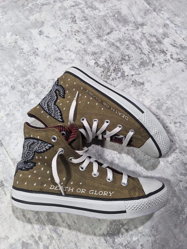 Converse death or glory converse rare affliction ed hardy Size US 8 / IT 38 - 1 Thumbnail