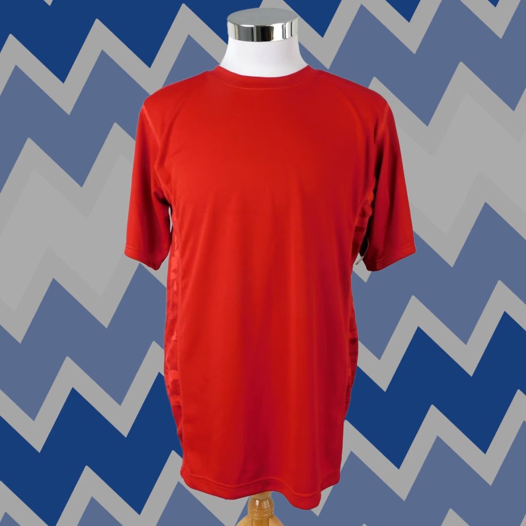 Vintage Zone Pro Sport T-Shirt Men's Short Sleeve Red 2XL Camouflage-Back Sport 100% Polyester Crew Neck Casual Sleeve Basic Activewear Shirt Mens Size US XXL / EU 58 / 5 - 1 Thumbnail