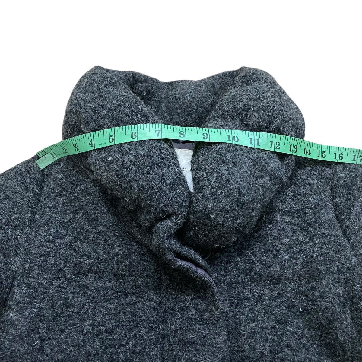 Max Mara Bliss Point Grey Wool Coat, Manifattura Mac & Co. Italy, Size M / US 6-8 / IT 42-44 - 15 Thumbnail