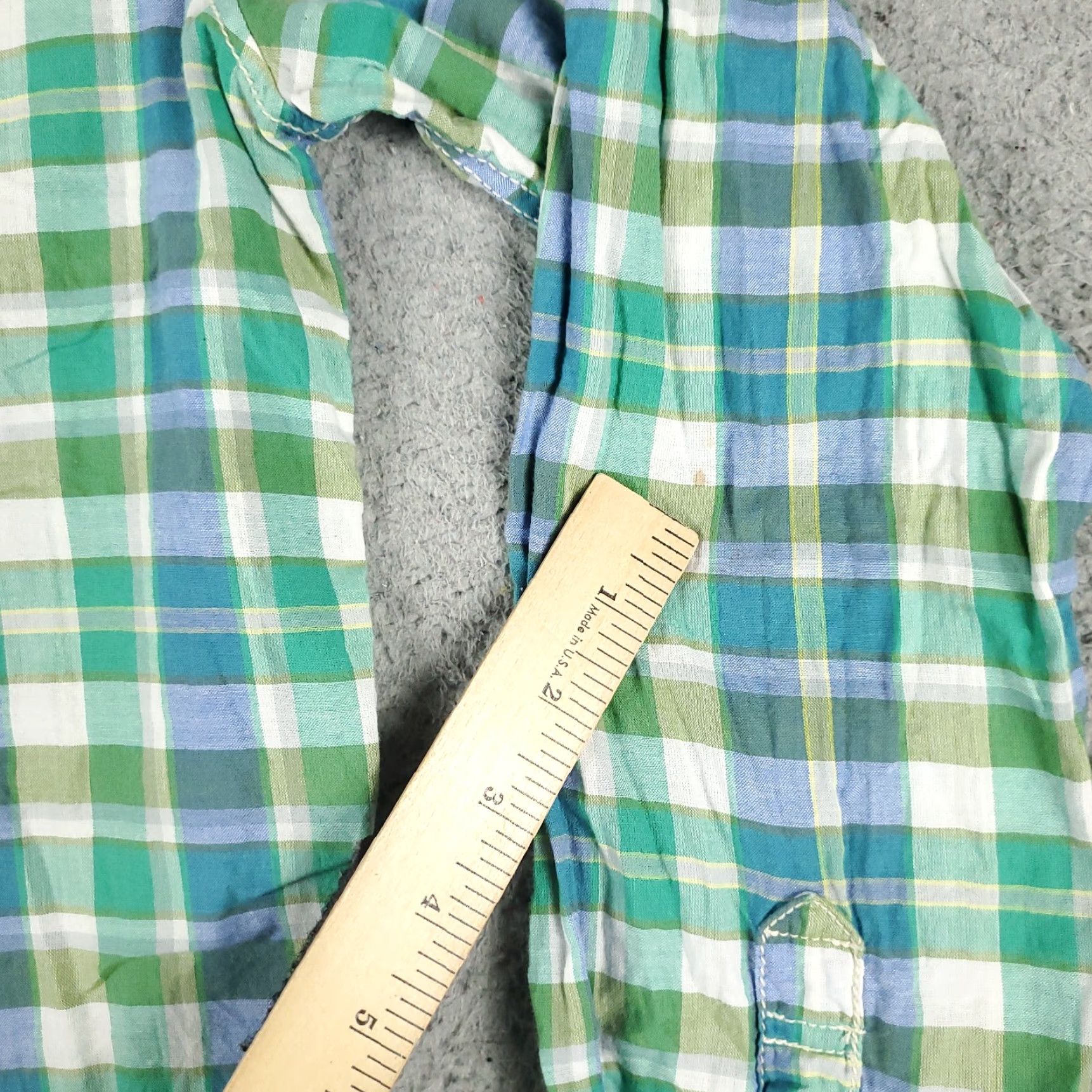 American Eagle Outfitters American Eagle Shirt Mens Small Blue Green Plaid Casual Button Up Long Sleeve Size US S / EU 44-46 / 1 - 3 Thumbnail