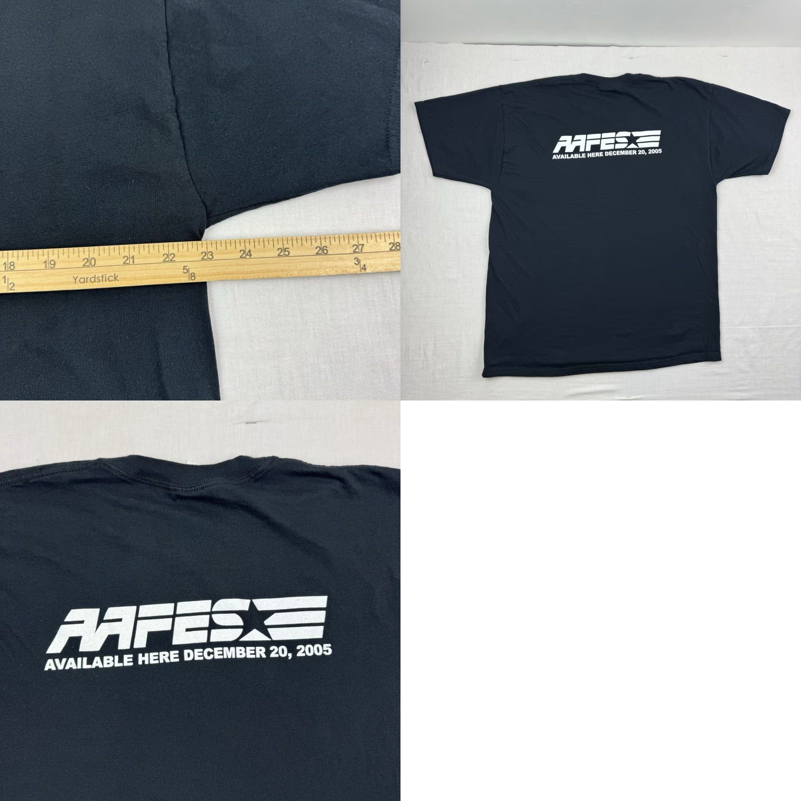 Jerzees VINTAGE JERZEES Movie T-Shirt Adult XL Black Short Sleeve Crew Neck Logo 2000s Y2K Mens Size US XL / EU 56 / 4 - 8 Thumbnail