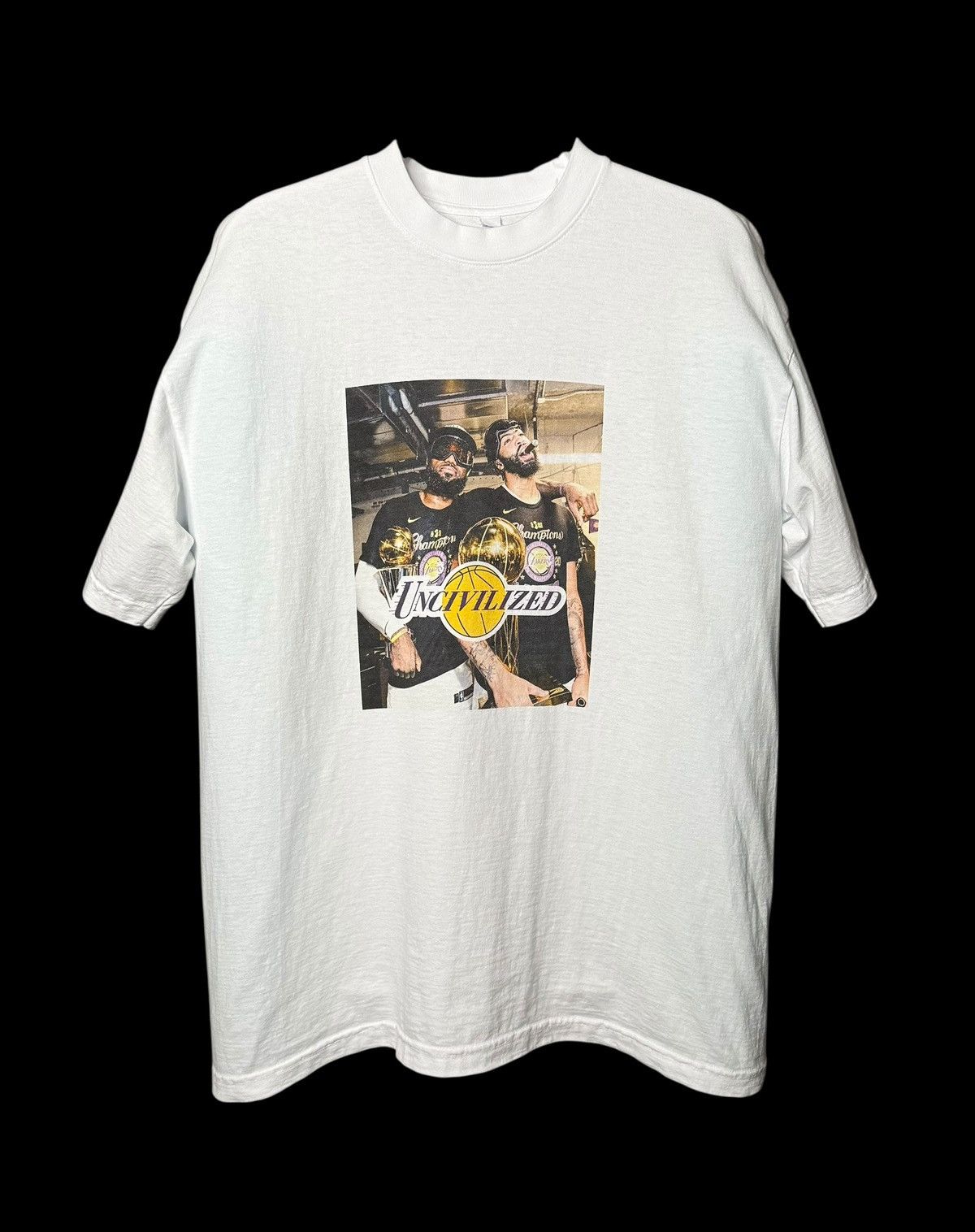 NBA 2020 Los Angeles Lakers 'NBA Champions' T-Shirt, Size L! Size US L / EU 52-54 / 3 - 1 Thumbnail