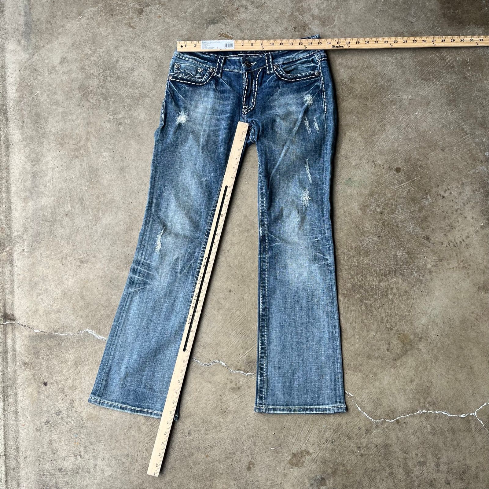 Vintage VINTAGE MISS ME BOOTCUT JEANS 29X31 Y2K 00S Size 29" - 5 Thumbnail