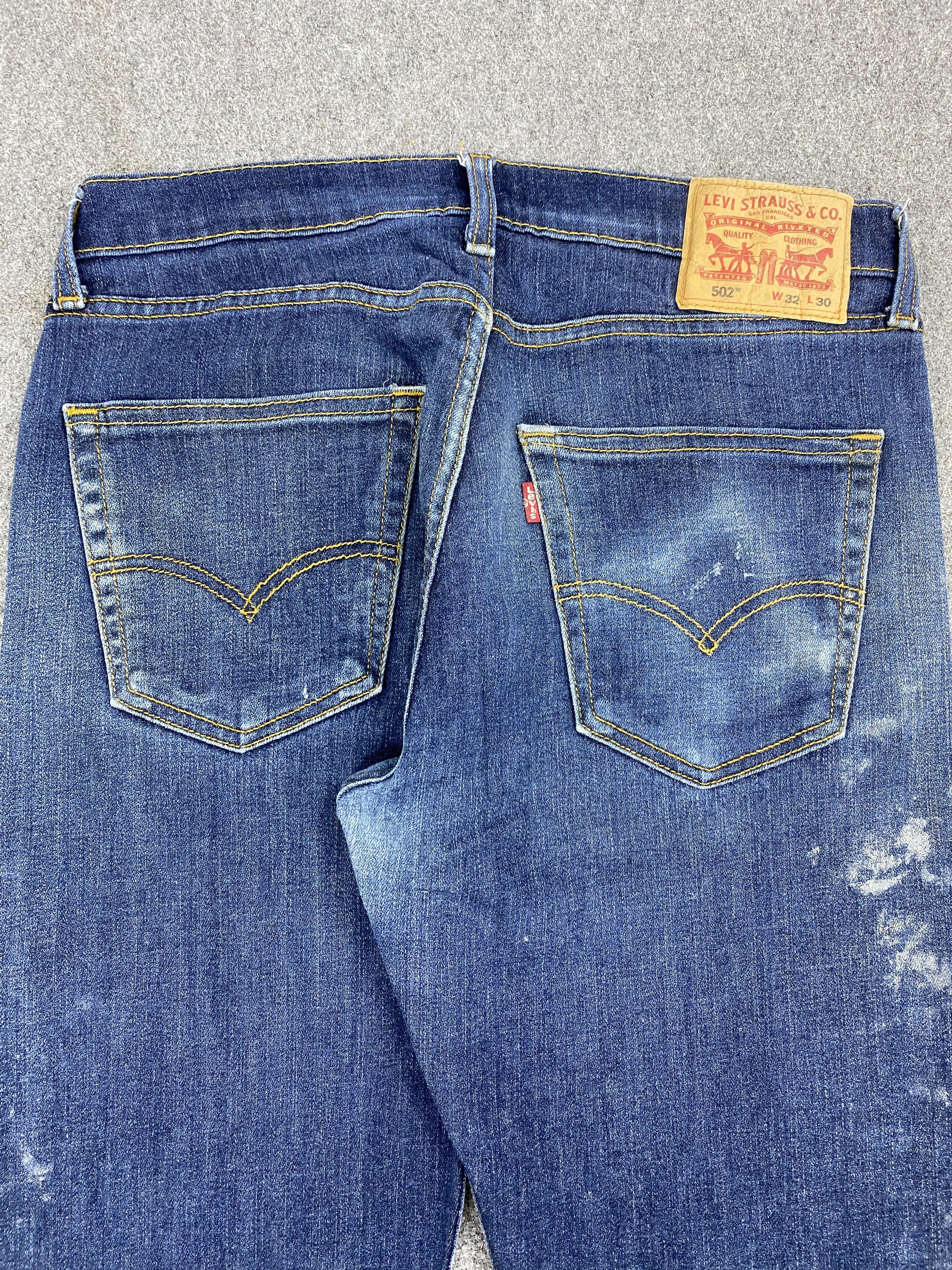 Levi's × Vintage Vintage Levis 502 Blue Faded Jeans Size US 28 / EU 44 - 4 Thumbnail