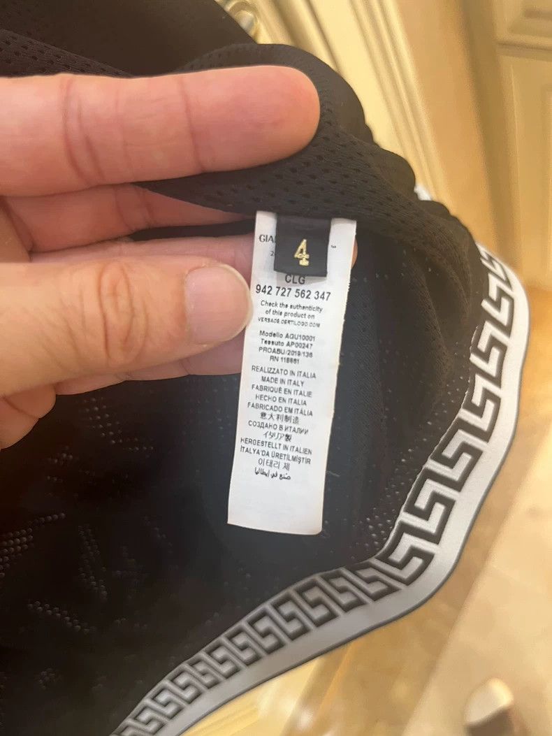 Versace Versace Black rainbow reflective hooded sports jacket Size US M / EU 48-50 / 2 - 6 Thumbnail