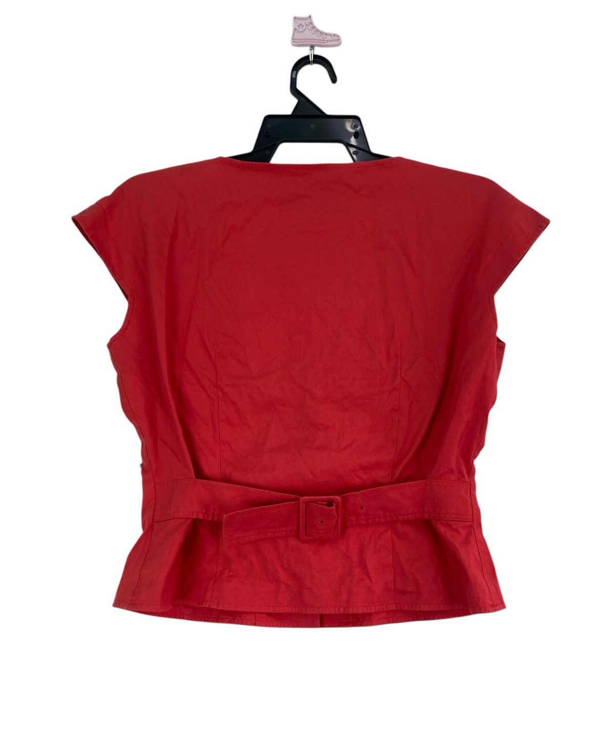Chloe × Vintage Vtg 90s Miss Chloe button up waistcoat jacket Size XS / US 0-2 / IT 36-38 - 4 Thumbnail