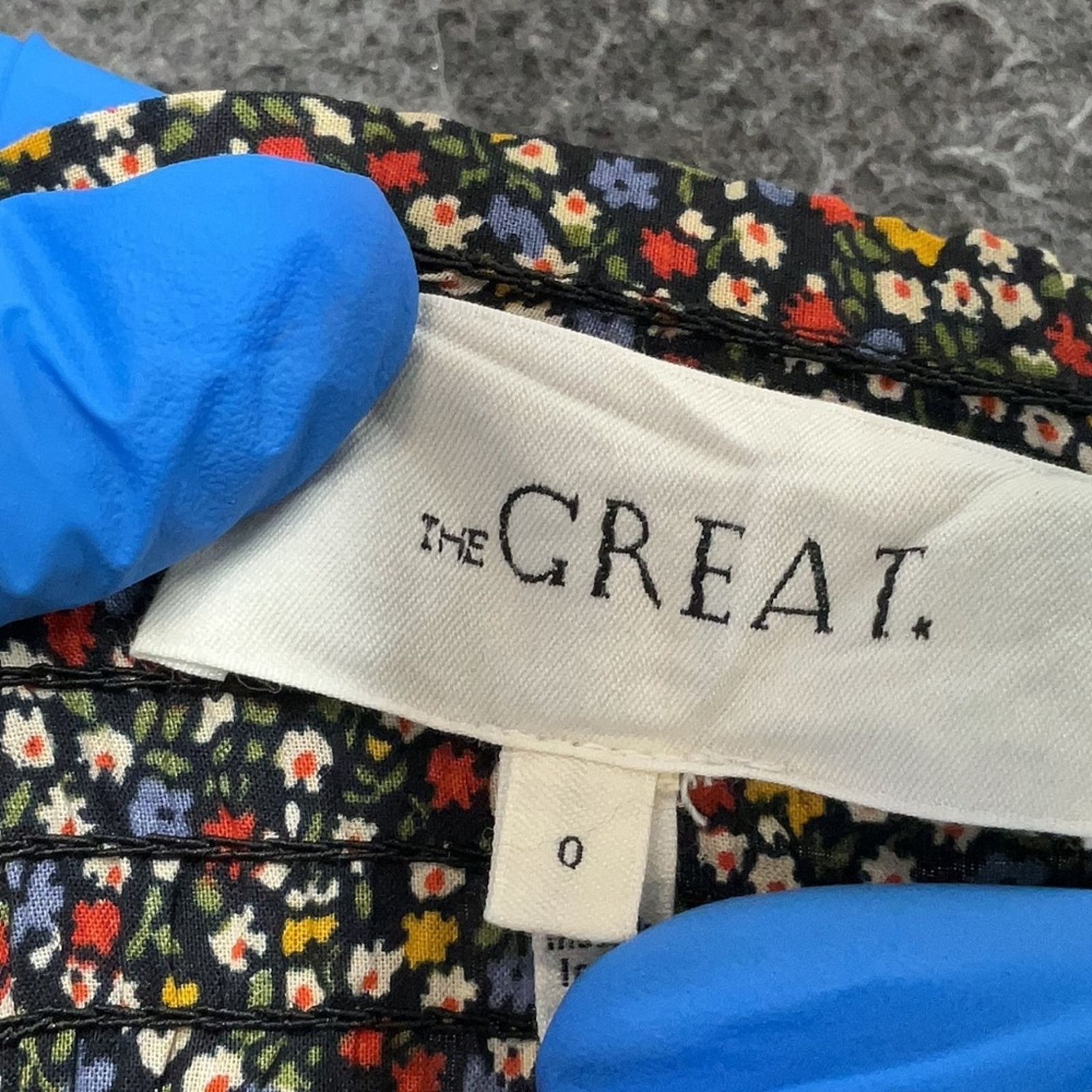 THE GREAT The Great The Creek Dress - Size 0 - Dark Navy Wildflower Size XS / US 0-2 / IT 36-38 - 8 Thumbnail