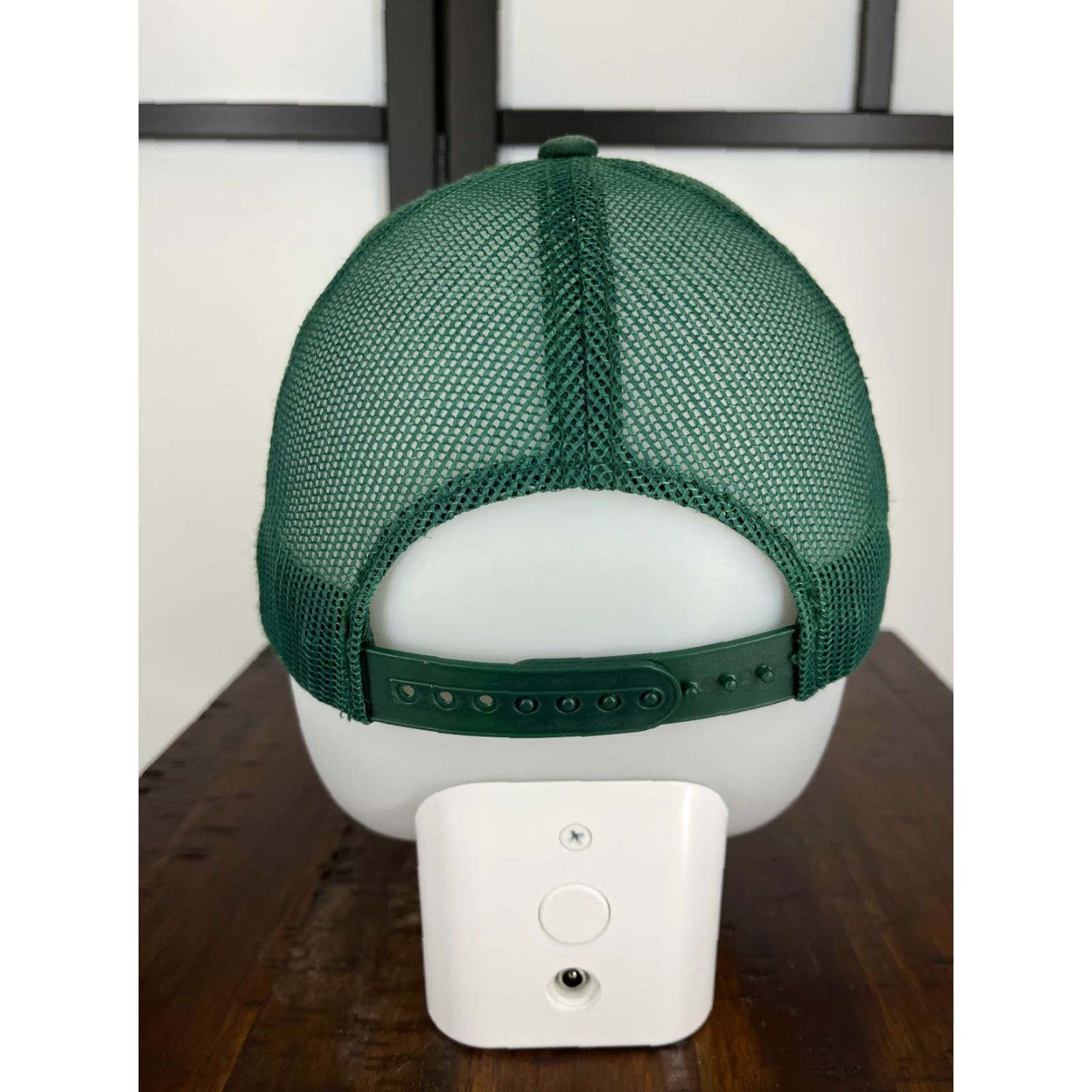Bass Pro Shops Bass Pro Shops Hat Cap Snap Back Adult Green Trucker Hat Twill Cotton Fish Camp Hike Adjustable One Size Men Green 90s? Size ONE SIZE - 6 Thumbnail