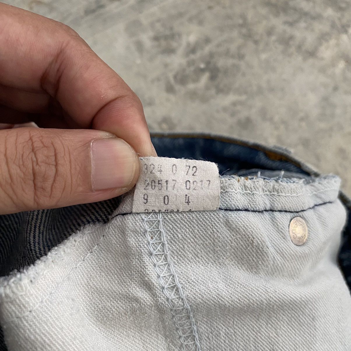 Vintage 70’s Levis 517 Faded Blue Distressed Flared Jeans