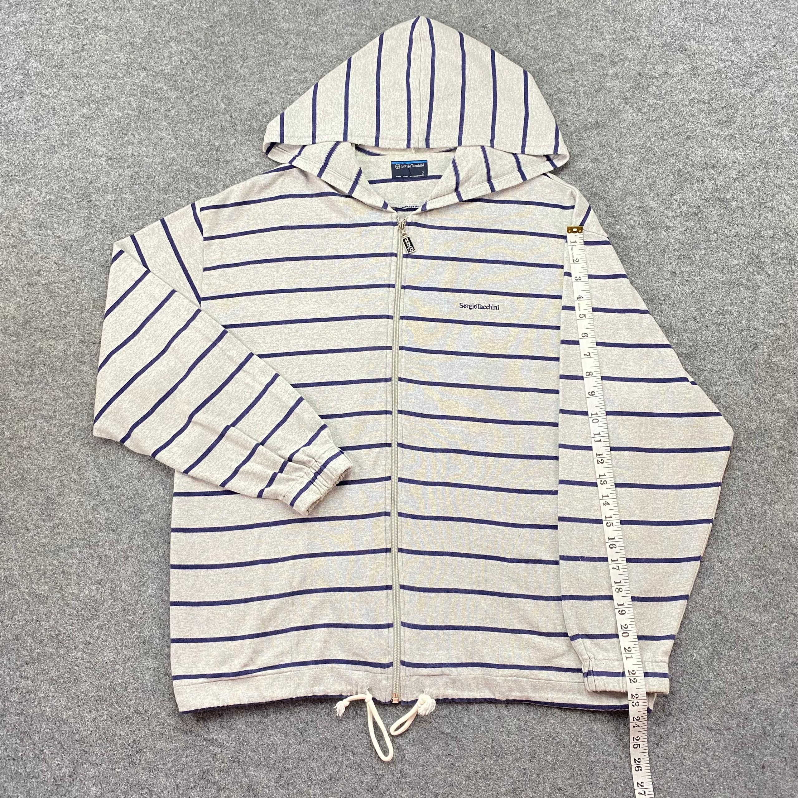 Sergio Tacchini Vintage Sergio Tacchini Stripe Zipper Jacket Size US L / EU 52-54 / 3 - 5 Thumbnail