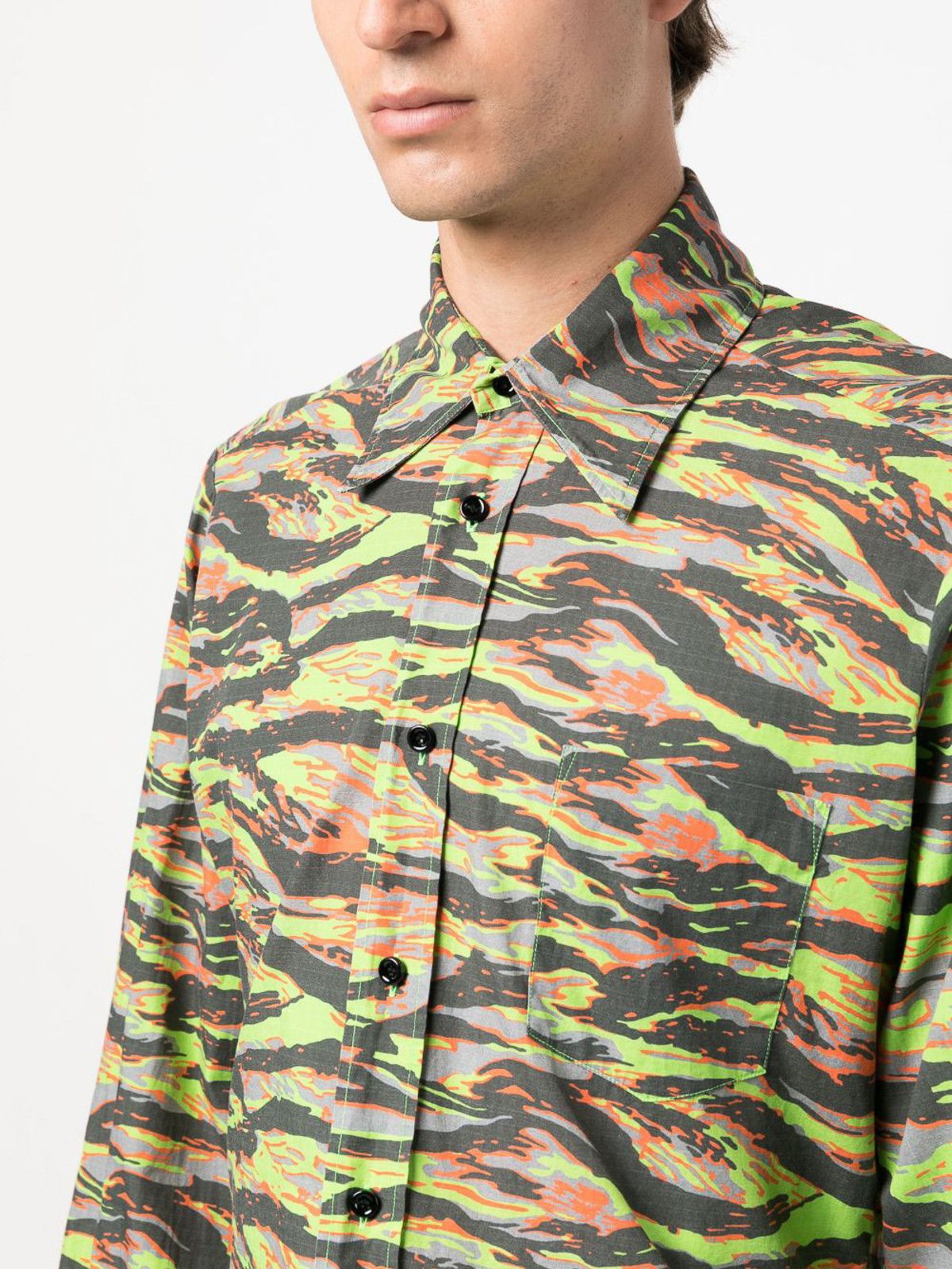 ERL o1y0125 Patterned Shirt in Multicolor Size US L / EU 52-54 / 3 - 2 Thumbnail