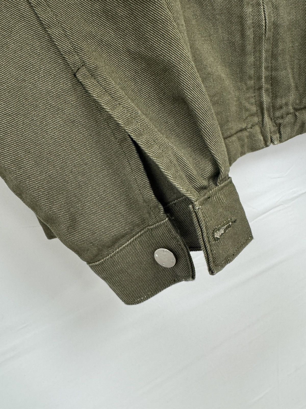 WeSC WeSC ‘Station’ Work Jacket, Olive Green/Black Cord Collar Size US M / EU 48-50 / 2 - 4 Thumbnail