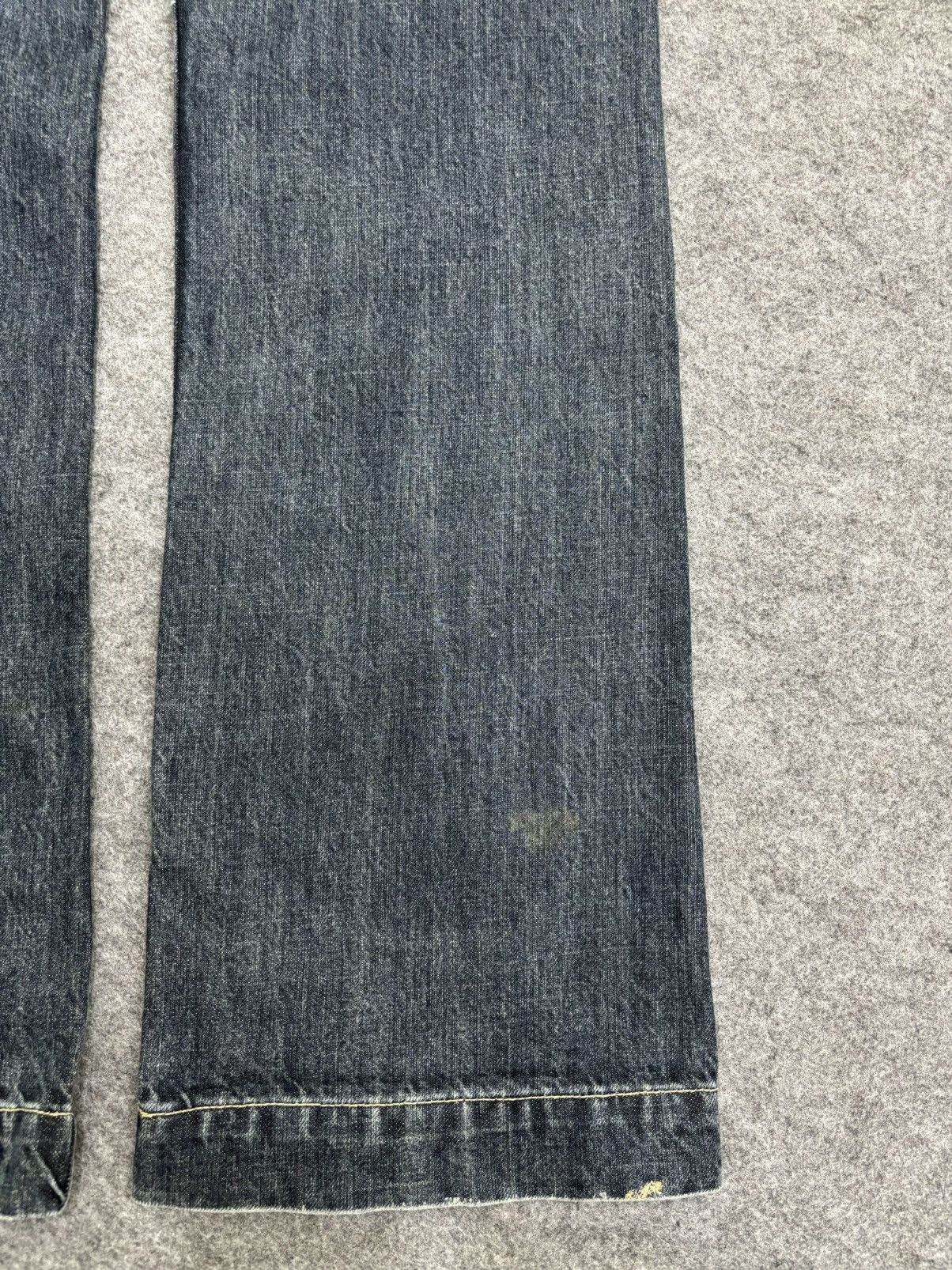 Japanese Brand × Seditionaries 💥Flare💥Insane Urban Craft Unfinishd Edge Distrssd Denim F475 Size US 34 / EU 50 - 20 Thumbnail