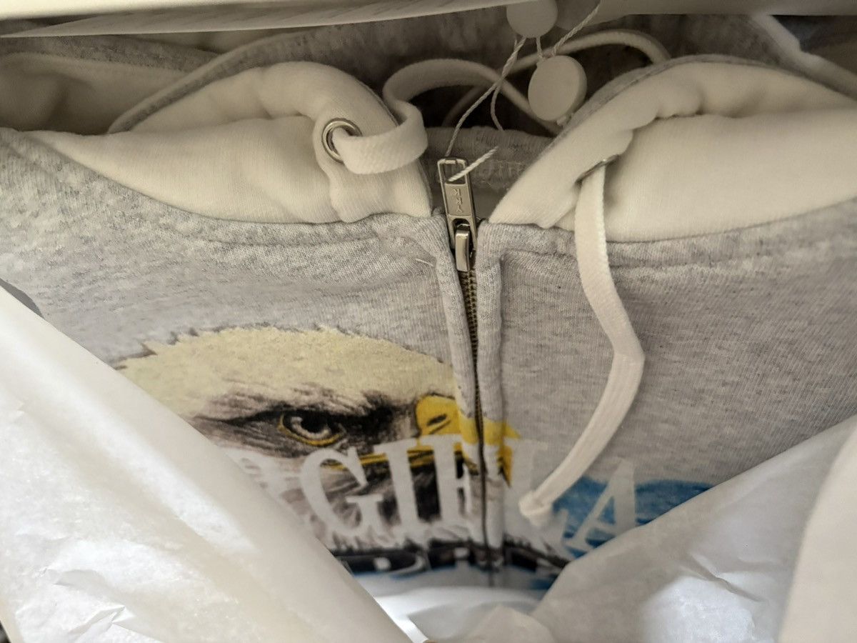 Maison Margiela × Supreme Supreme x Maison Margiela MM6 Grey/White Eagle Zip Up Medium Size US M / EU 48-50 / 2 - 3 Thumbnail