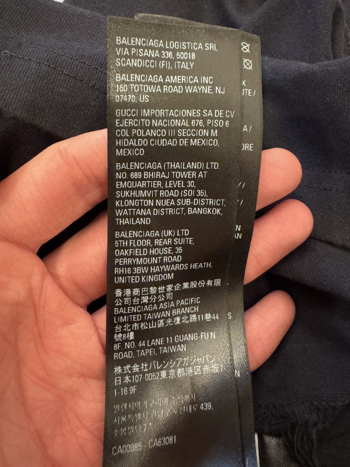 Balenciaga Balenciaga Sporty B Shrunk Tee Size US XXS / EU 40 - 10 Thumbnail