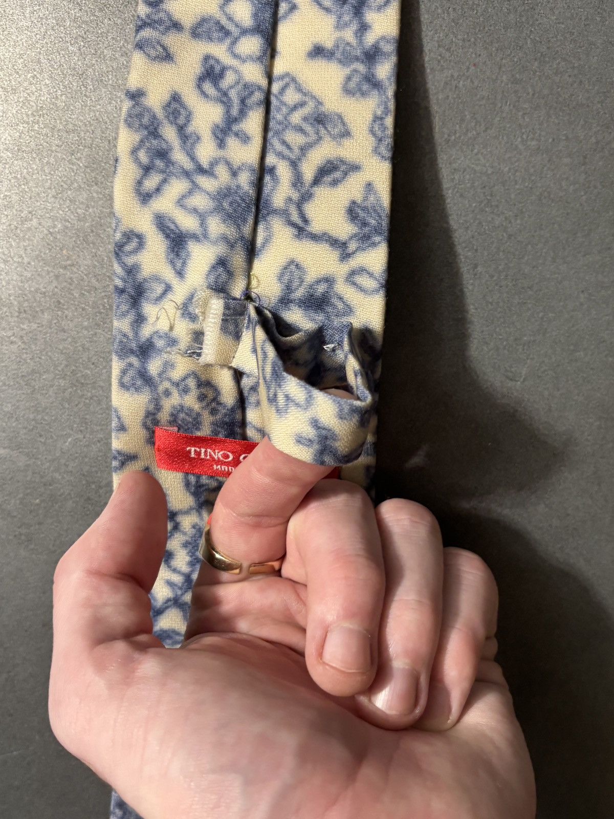 Vintage Vintage English Blue Willow Plate JPG Tattoo Pattern Necktie Size ONE SIZE - 7 Thumbnail
