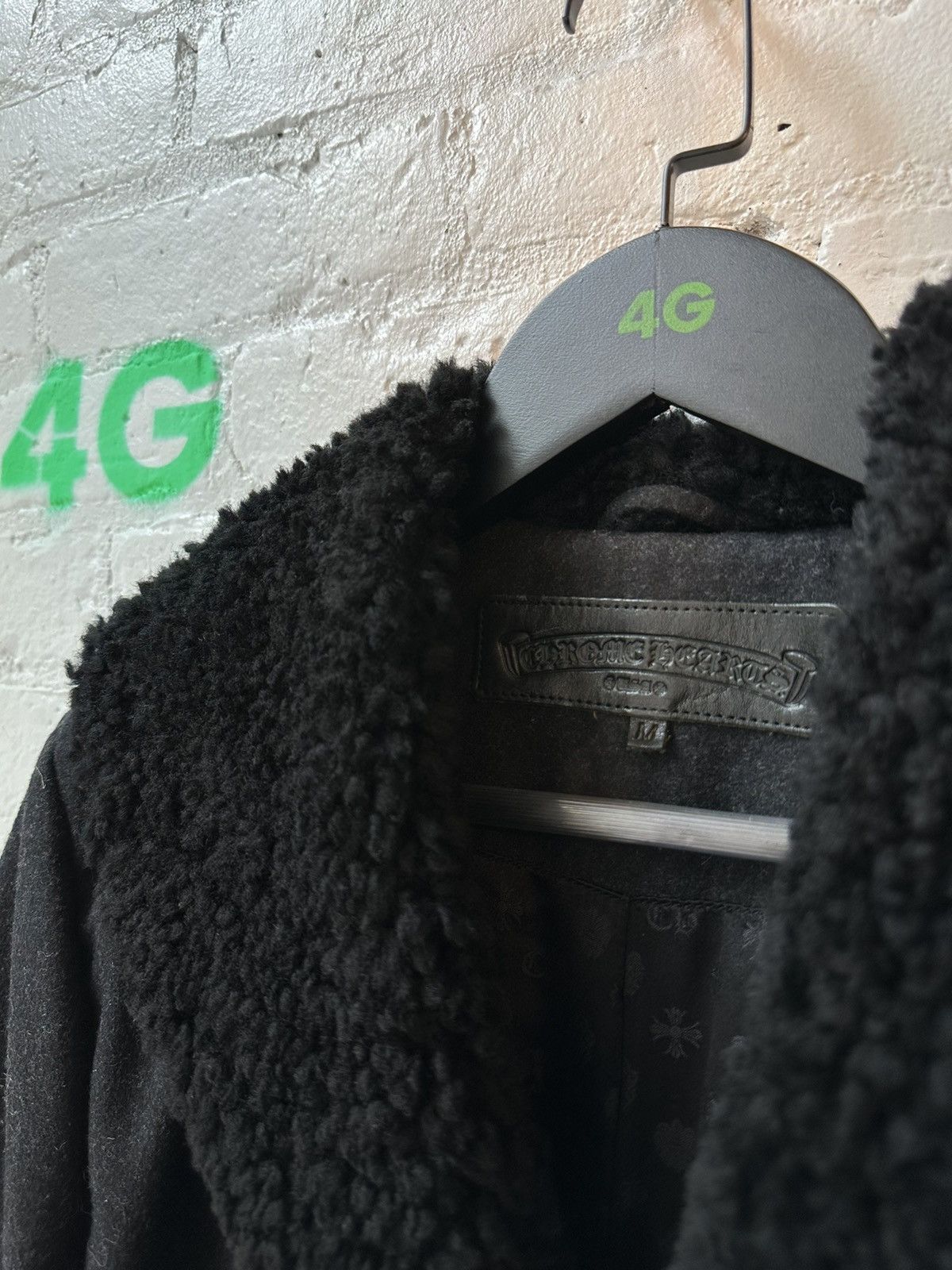 Chrome Hearts CHROME HEARTS SHEARLING BOMBER Size US M / EU 48-50 / 2 - 6 Thumbnail