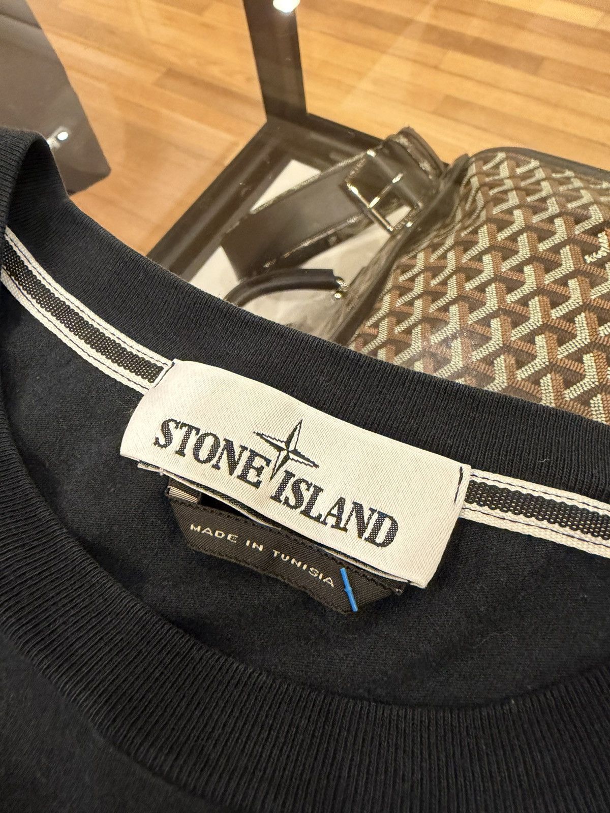 Stone Island Stone Island Reverse Refracting Logo Tee Size US XL / EU 56 / 4 - 3 Thumbnail