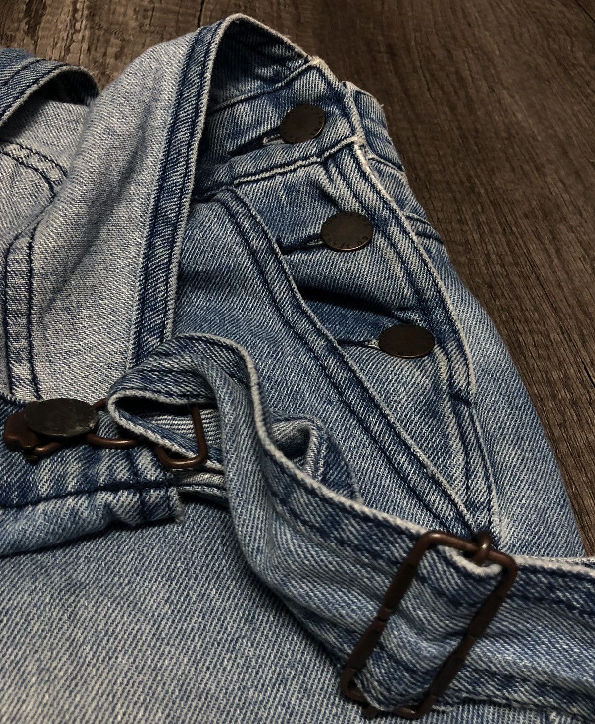 GU × Japanese Brand GU OVERALL DISTRESSED DENIM UNISEX Size US 32 / EU 48 - 16 Thumbnail