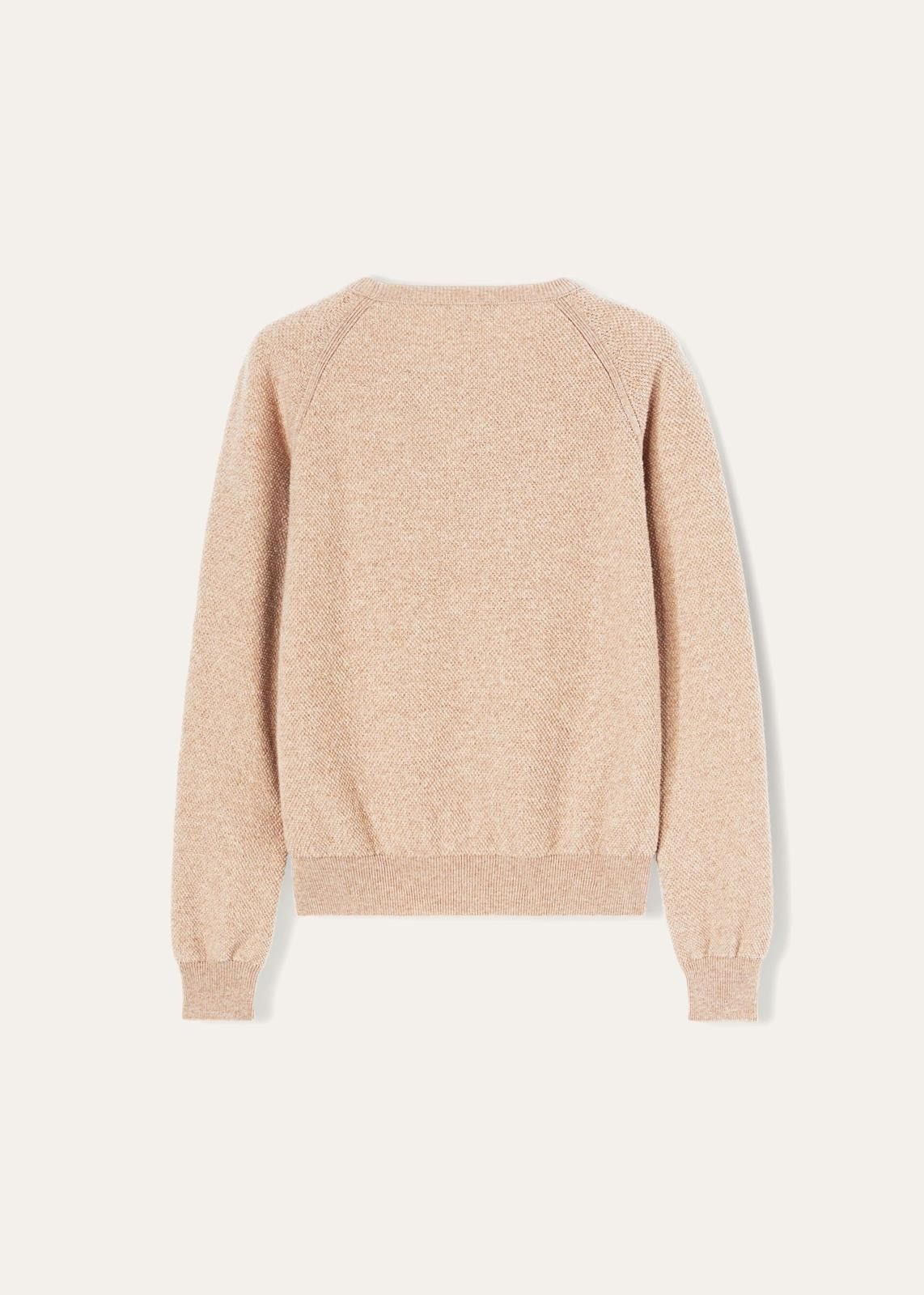 Loro Piana o1srvl11e0824 Merano Boucle Crewneck Sweater in Pink Size L / US 10 / IT 46 - 2 Thumbnail