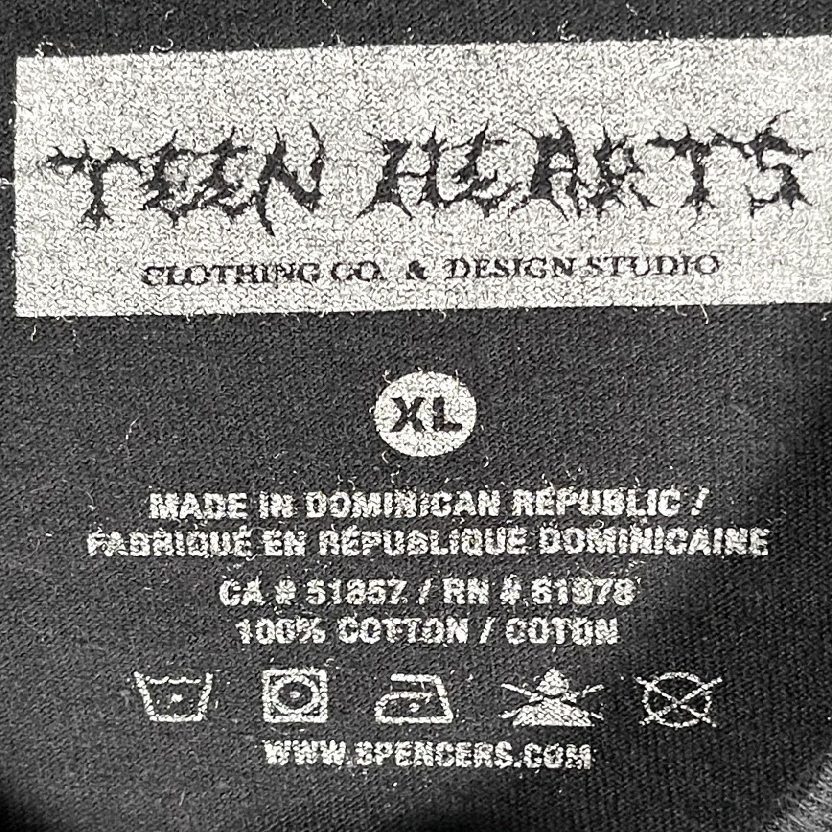 Vintage VINTAGE? No. Teen Hearts Shirt Mens XL Black Crankin My Hog Biker Skull Motorcycle Tee Size US XL / EU 56 / 4 - 4 Thumbnail