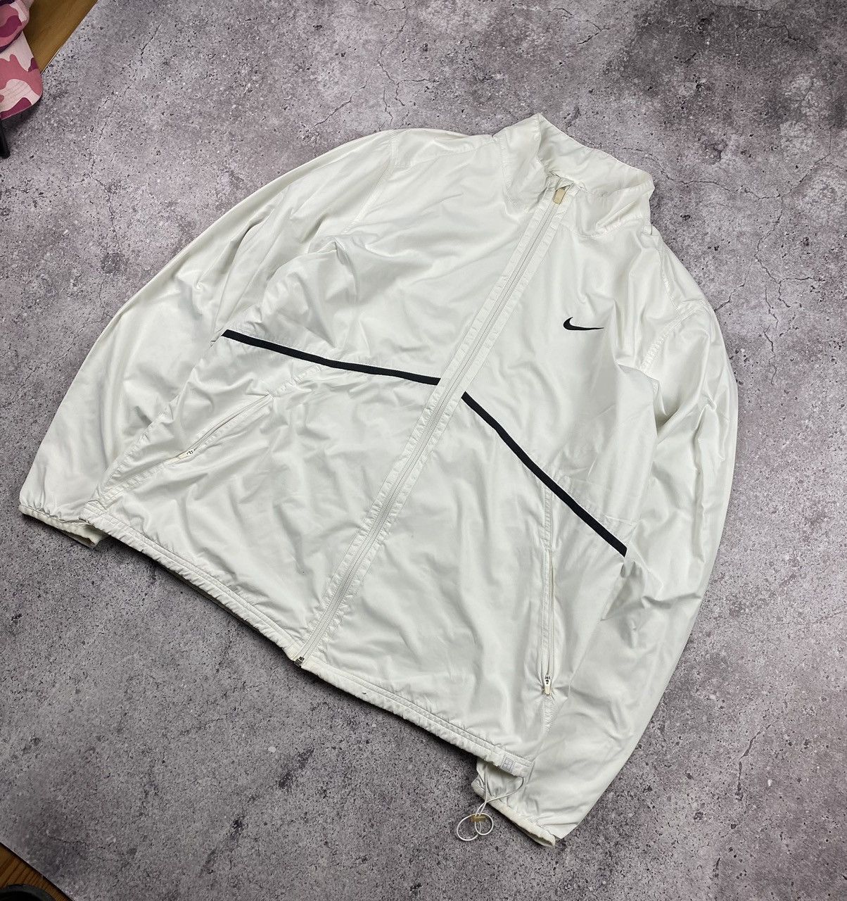 Nike × Vintage 90’s NIKE TEAM COURT RETRO SWOOSH LOGO Y2K TRACK JACKET Size US XL / EU 56 / 4 - 2 Thumbnail