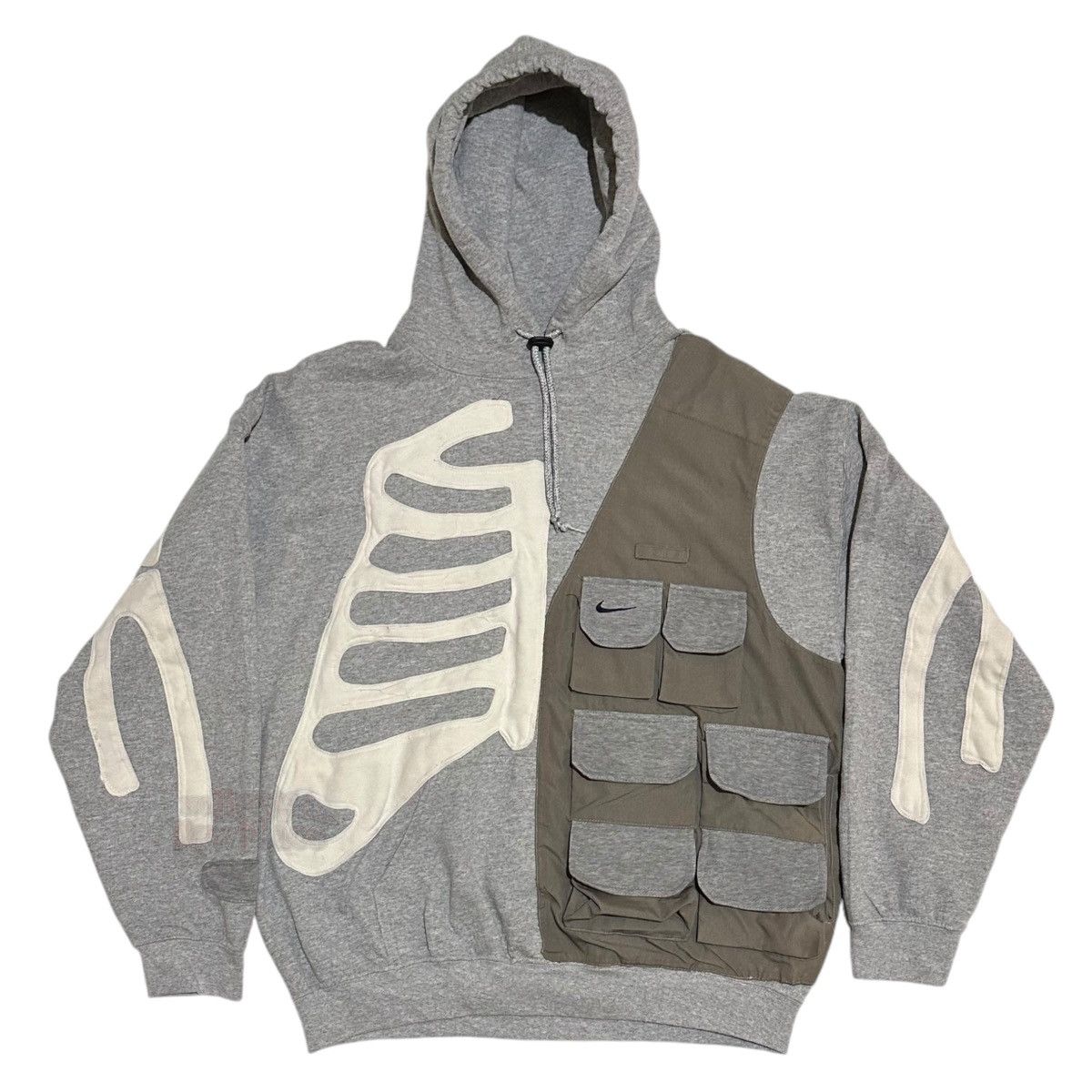 Nike Nike Hoodie Vest Skeleton series “Lavr” 595 Reworked Hoodie Size US L / EU 52-54 / 3 - 1 Thumbnail