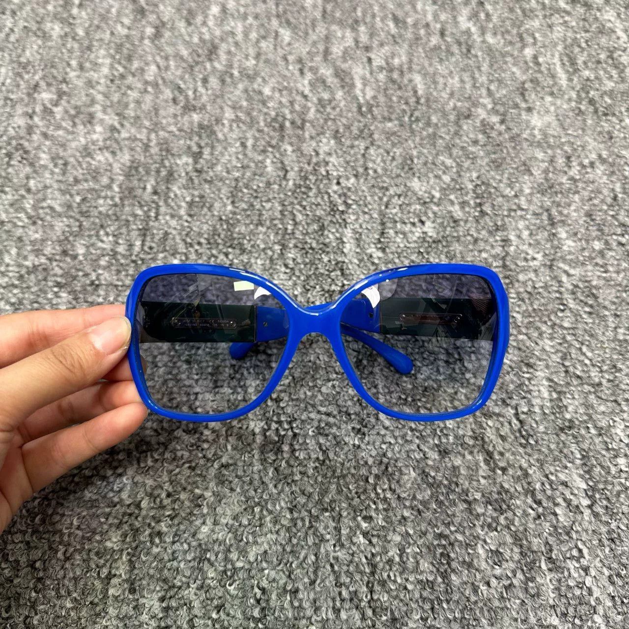 Chanel Chanel Blue Sunglasses Size ONE SIZE - 1 Thumbnail