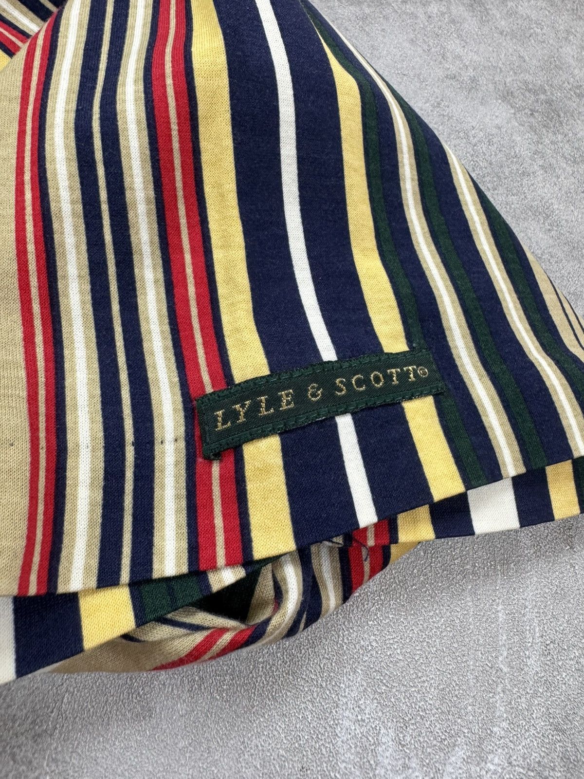 Other Lyle & Scott Vintage multicolour stripes Polo made in USA Size US XL / EU 56 / 4 - 11 Thumbnail