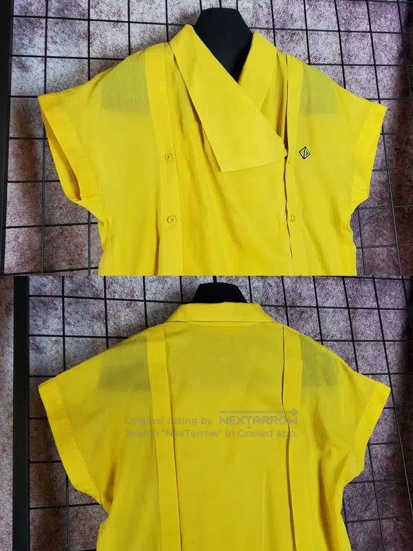 Dior Dior Lemon Yellow Short Sleeve Shirt . Size S / US 4 / IT 40 - 3 Thumbnail