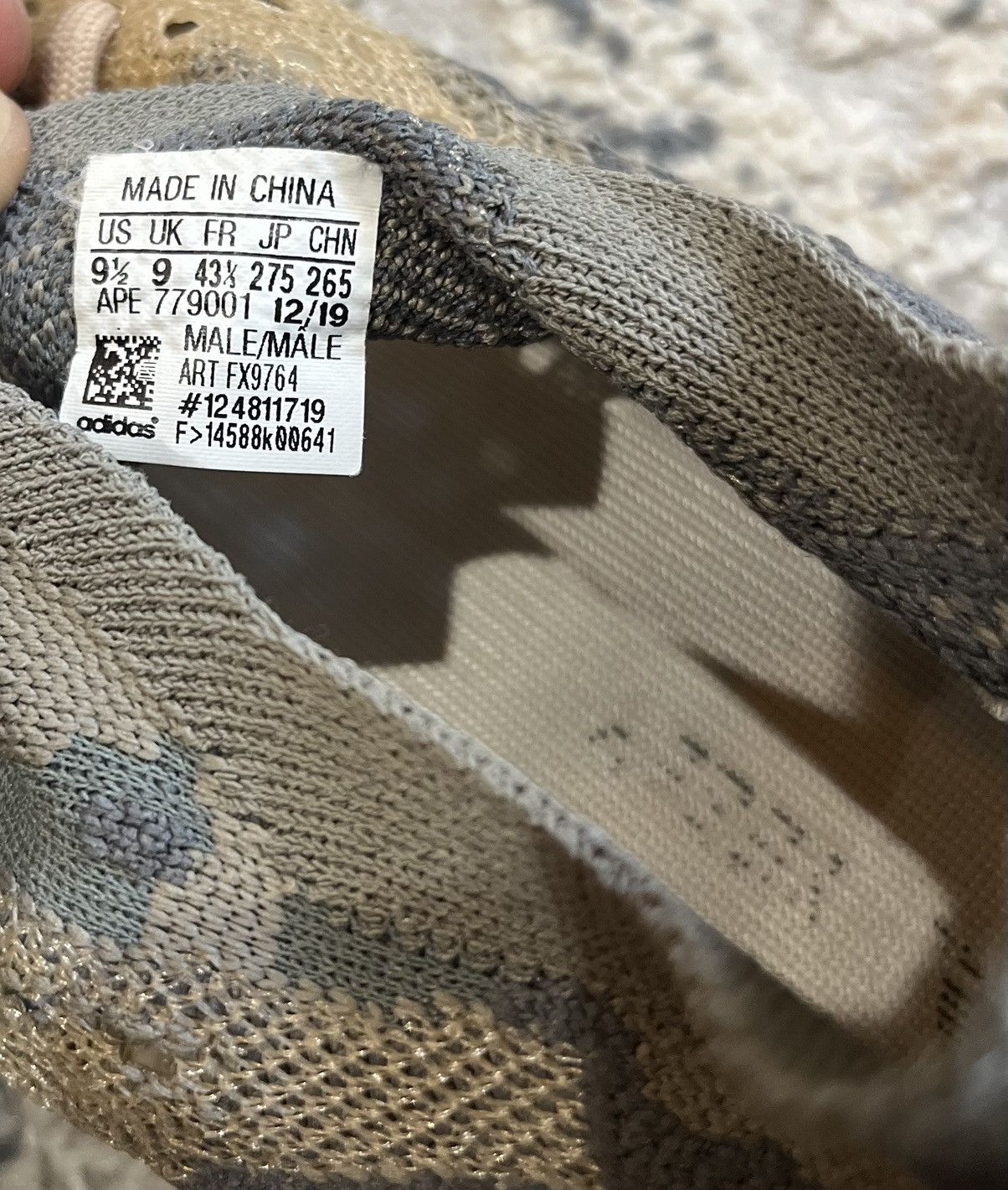 Adidas Yeezy 380 Mist Size US 9.5 / EU 42-43 - 6 Thumbnail