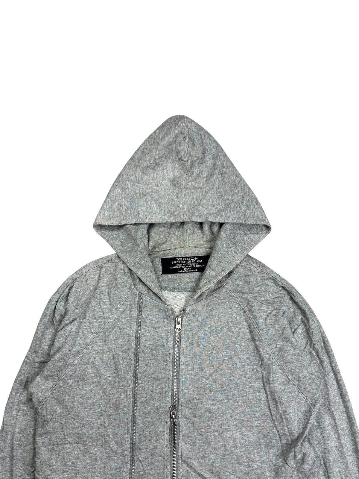 Issey Miyake 2005 Cabane De Zucca - Double Rail Zip Hoodie Size US M / EU 48-50 / 2 - 5 Thumbnail