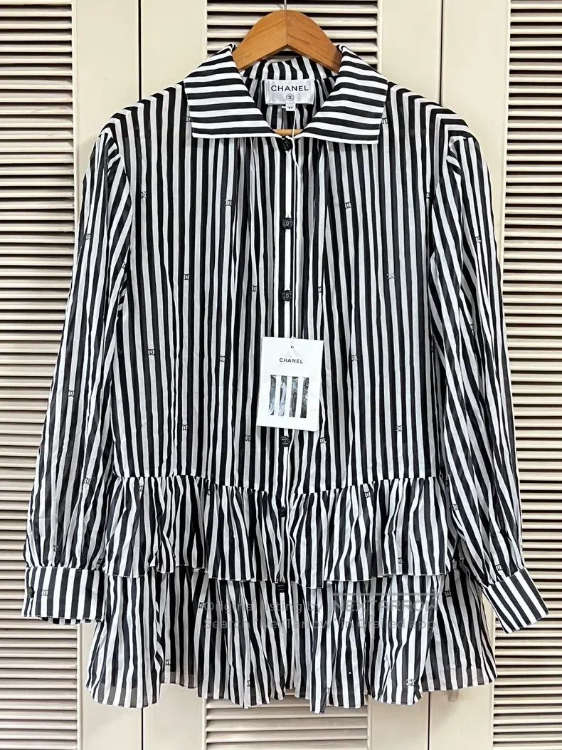 Chanel Chanel 24M Beach Series Striped Shirt Skirt Size XXS / US 00 / IT 34 - 1 Thumbnail
